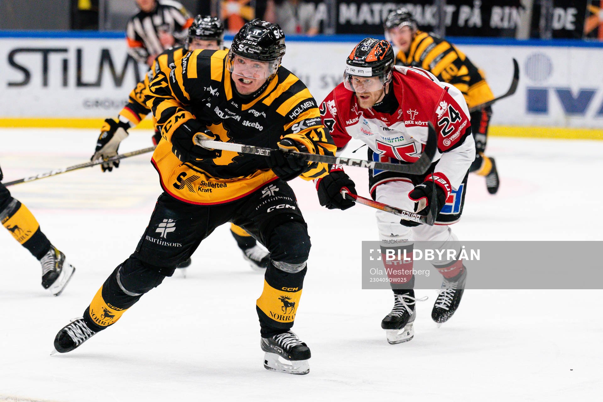 Skellefteås Max Lindholm och Örebros Jani Lajunen