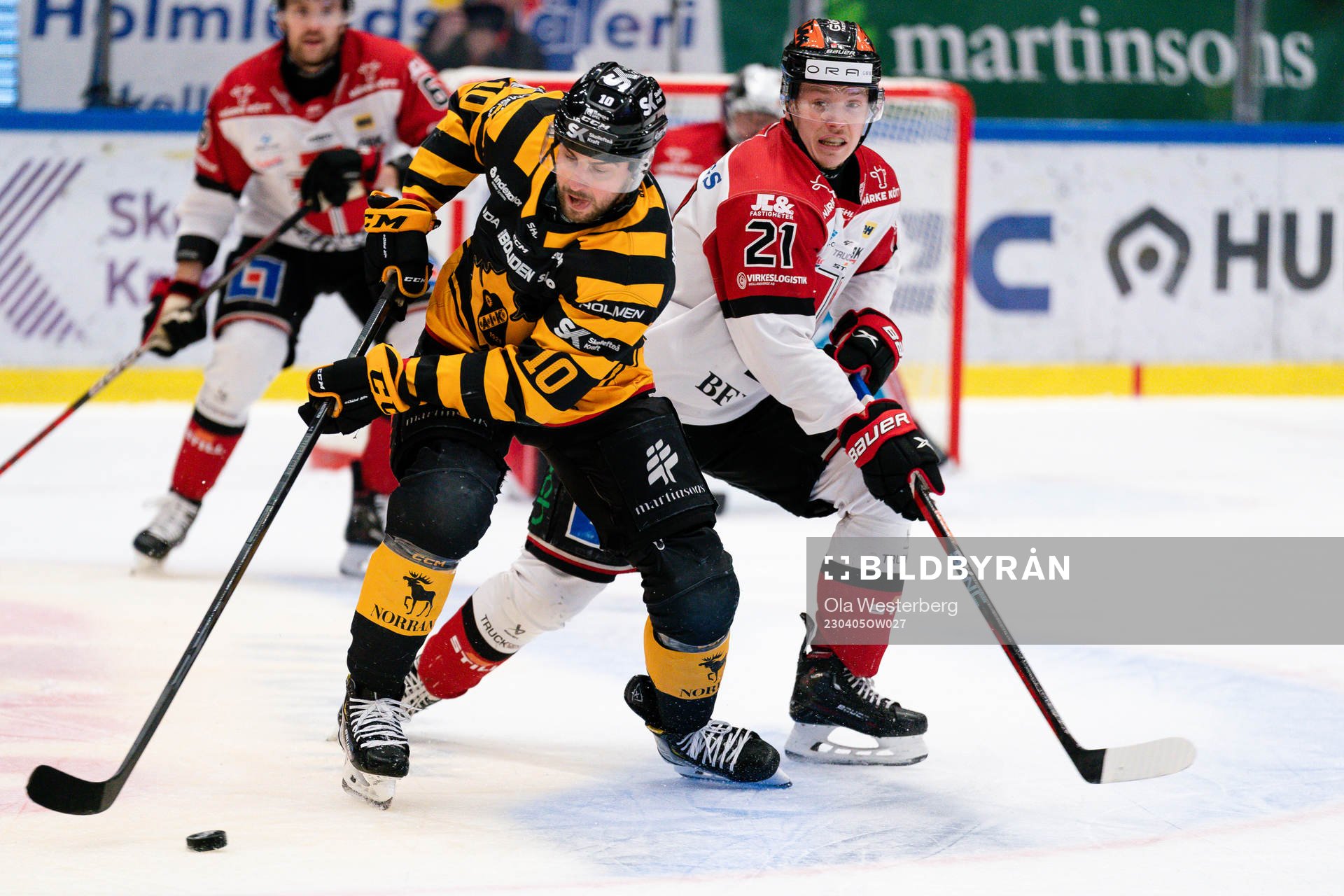 Skellefteås Joakim Lindström och Örebros Linus Öberg