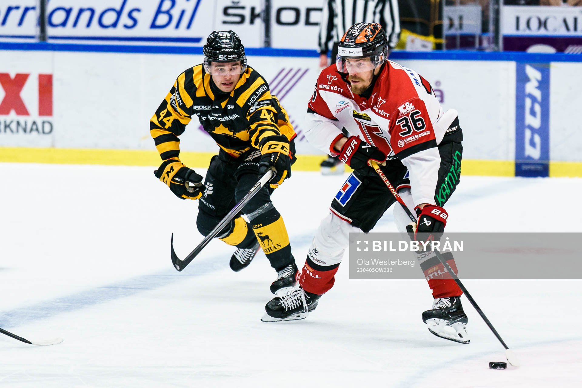 Skellefteås Elias Salomonsson och Örebros Emil Larsson
