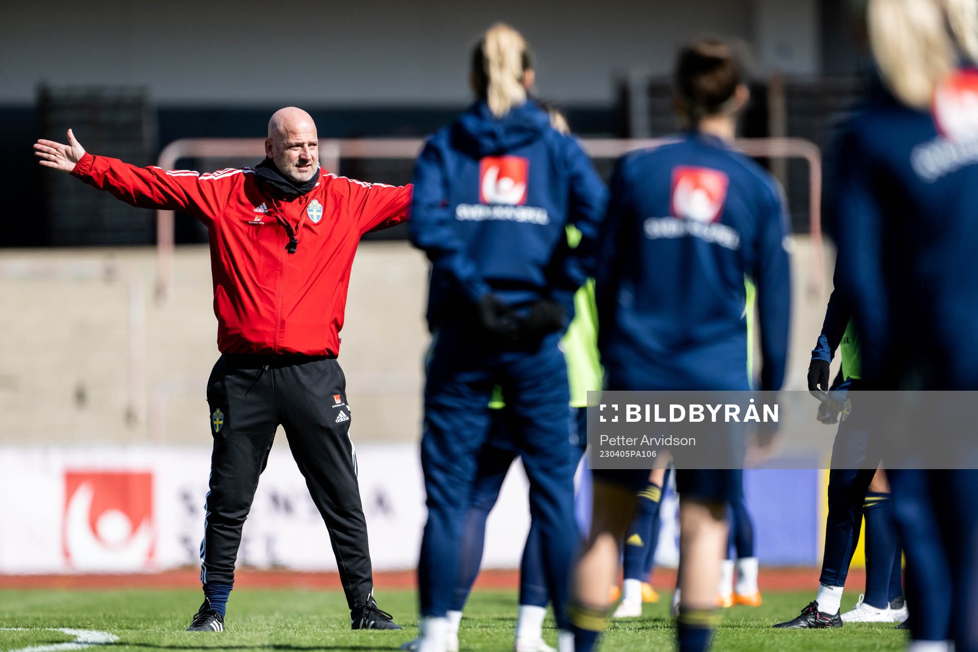 Assistant coach Magnus Wikman