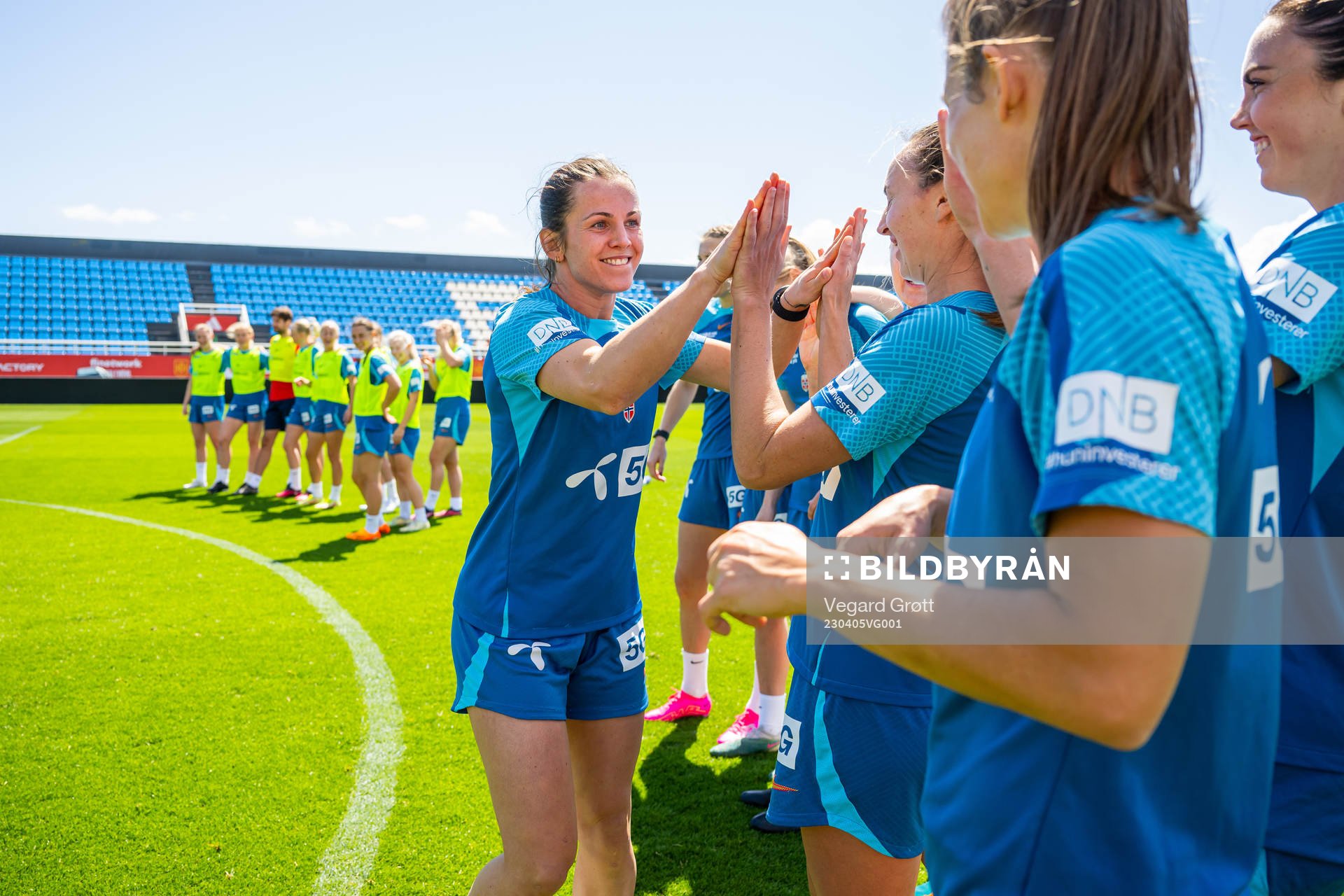 Tuva Hansen of the Norwegian women's national football team