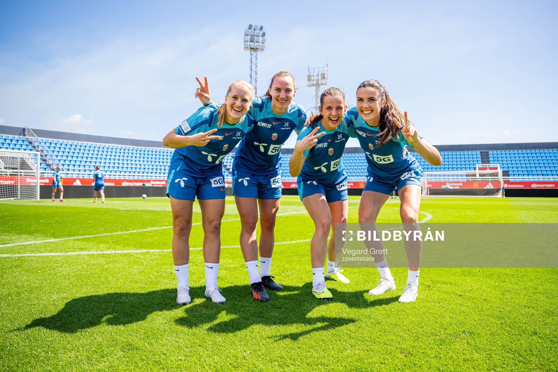 Amalie Eikeland, Marit Bratberg Lund, Tuva Hansen and