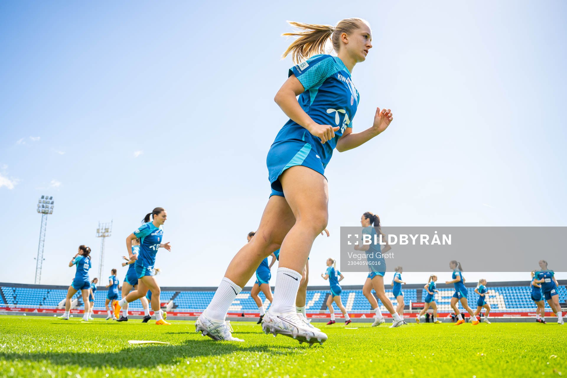 Amalie Eikeland of the Norwegian women's national football