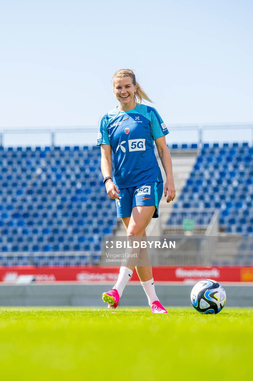 Ada Hegerberg of the Norwegian women's national football