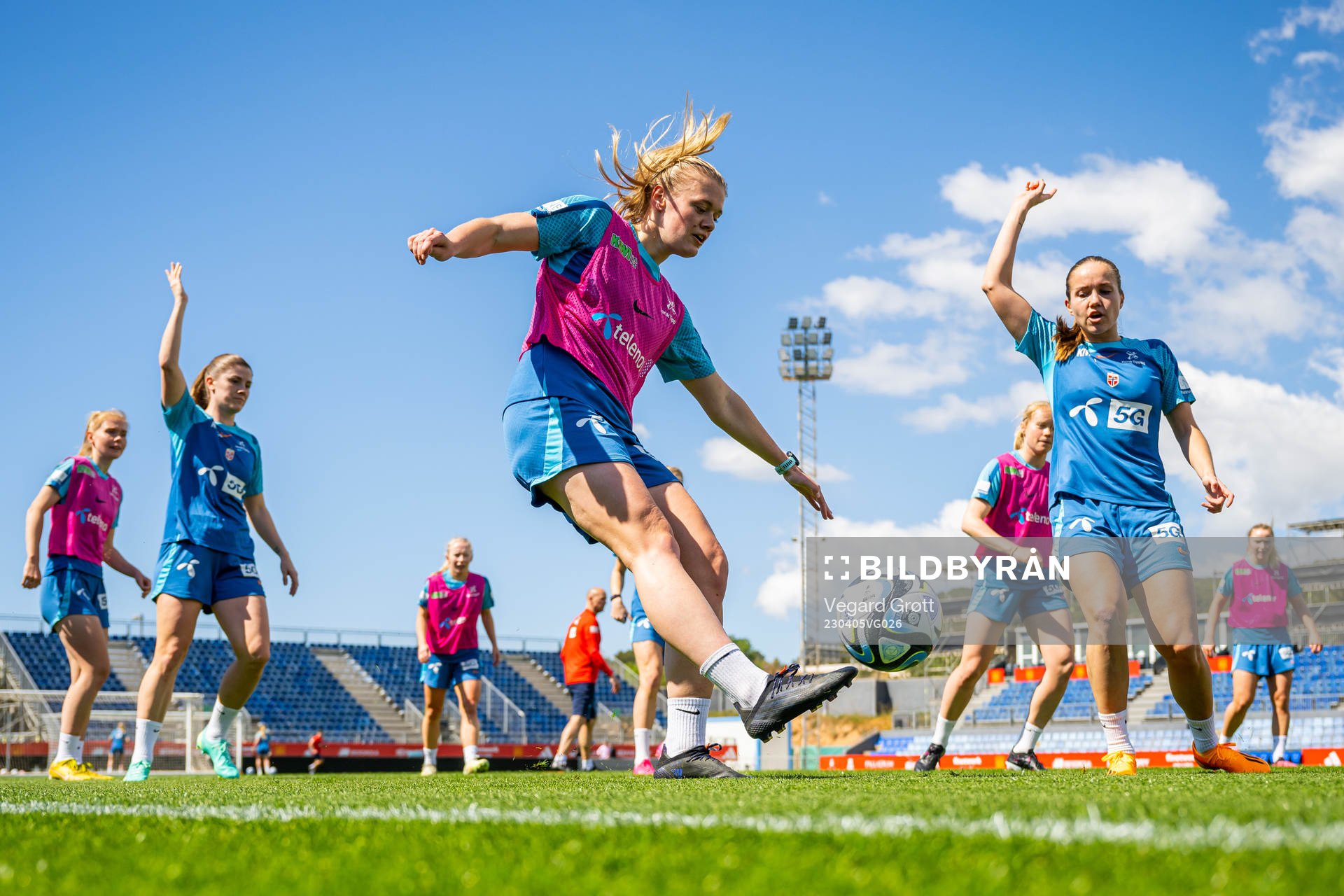 Mathilde Harviken of the Norwegian women's national