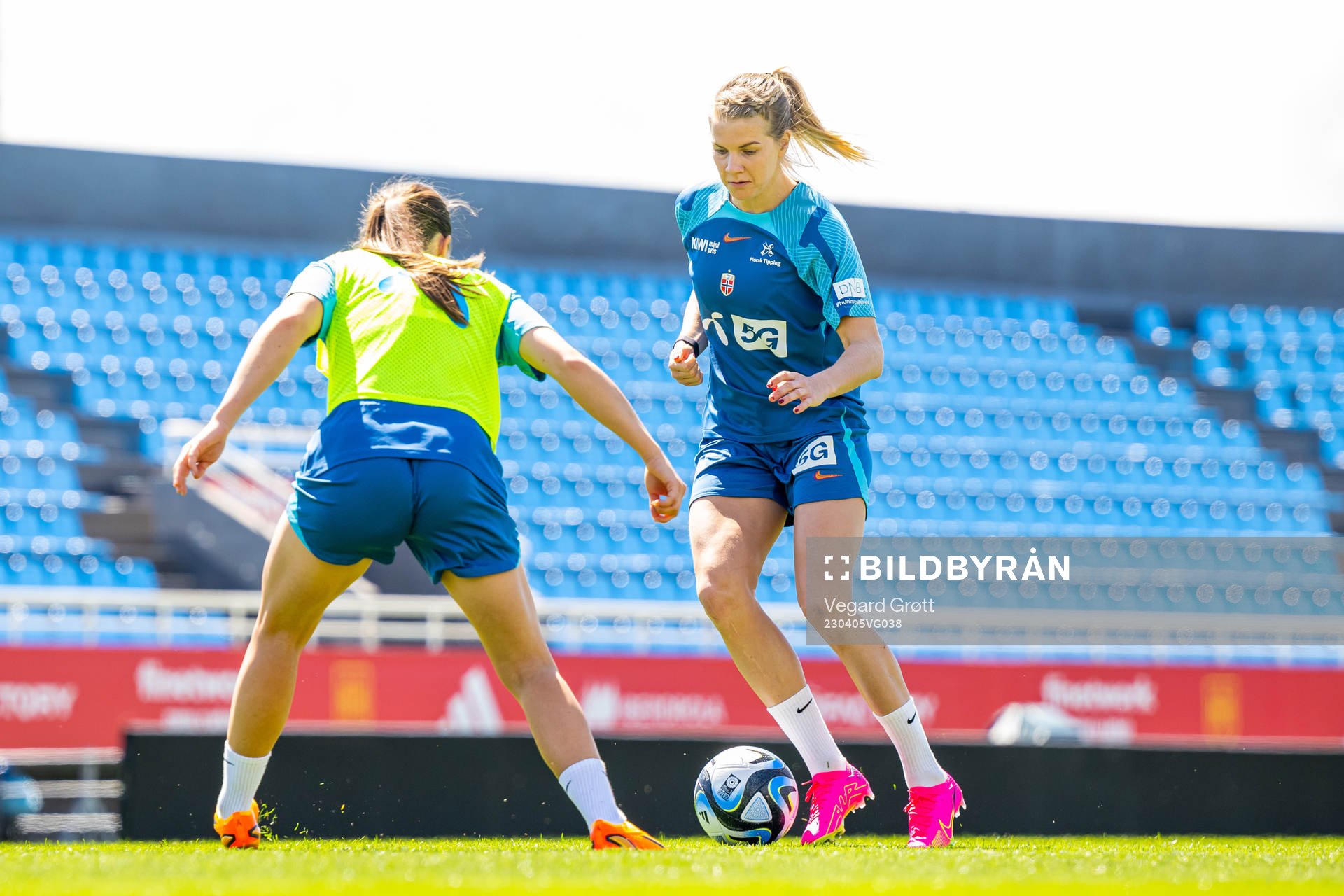Ada Hegerberg of the Norwegian women's national football