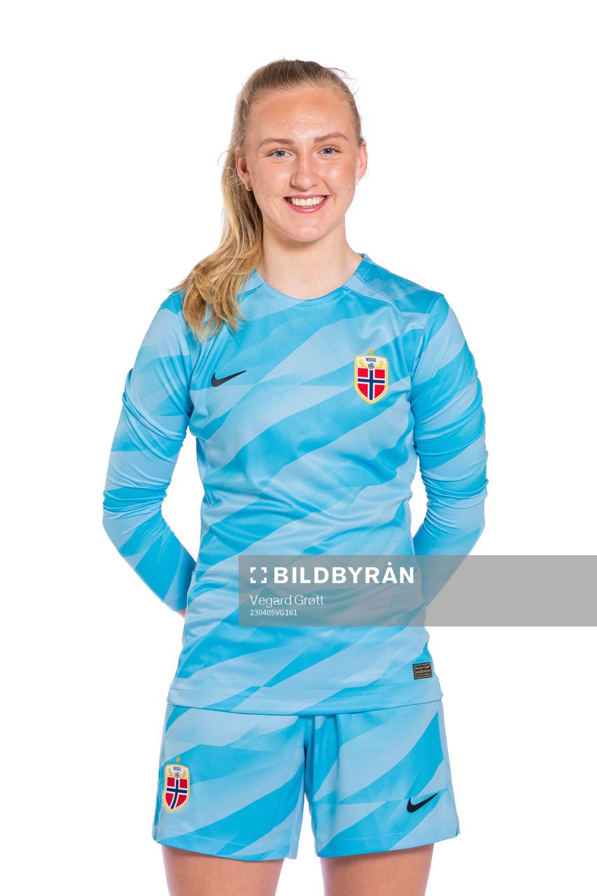 Goalkeeper Sunniva Skoglund of the Norwegian women’s