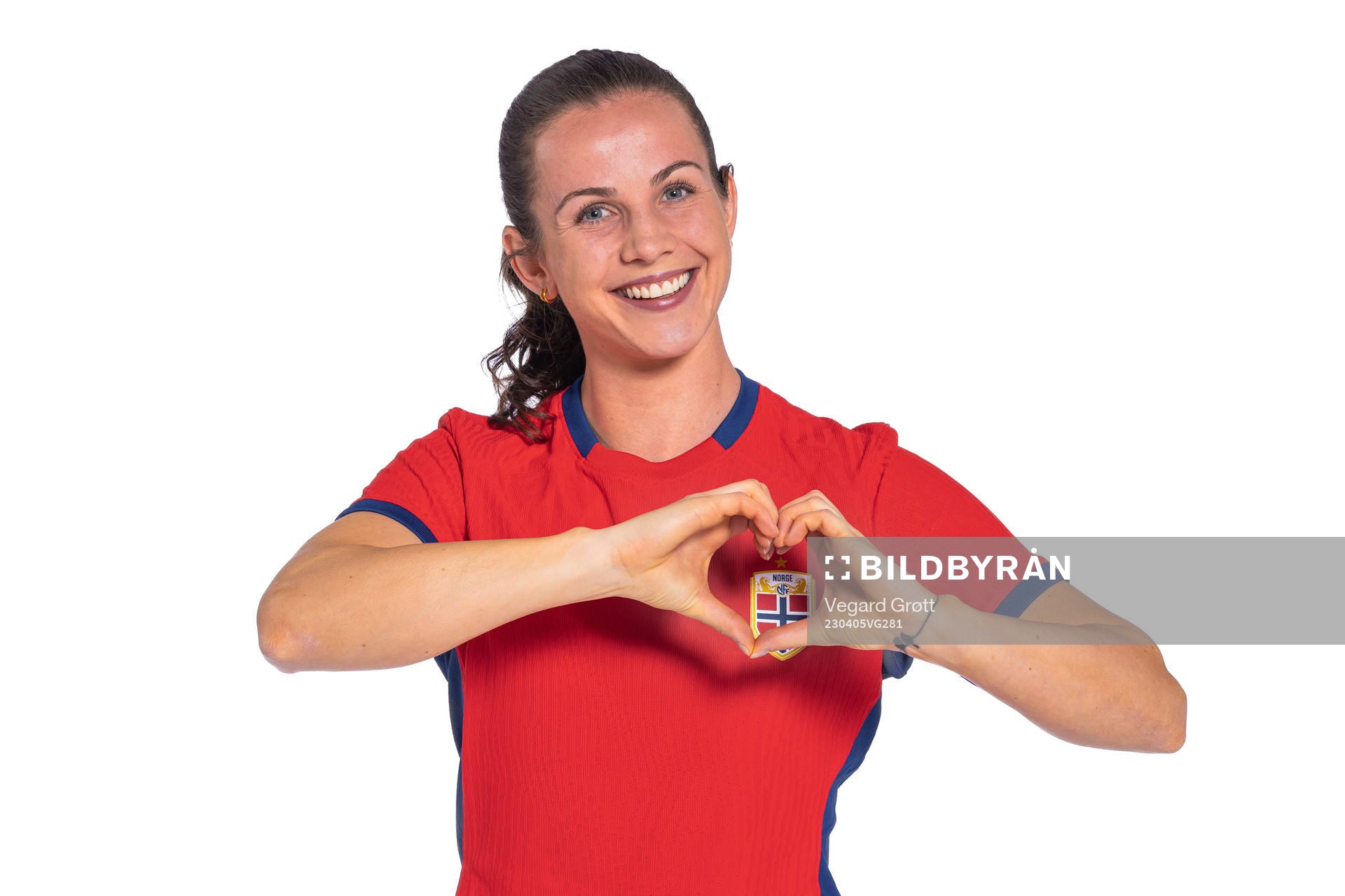Tuva Hansen of the Norwegian women’s national football