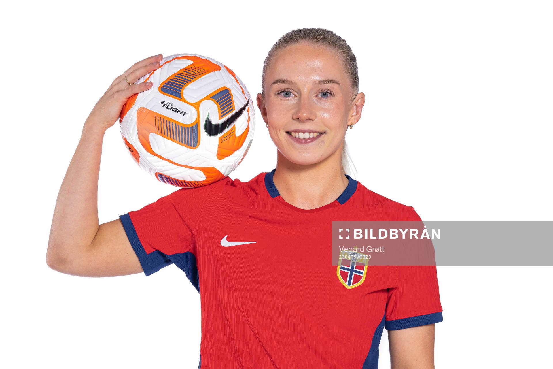 Thea Bjelde of the Norwegian women’s national football