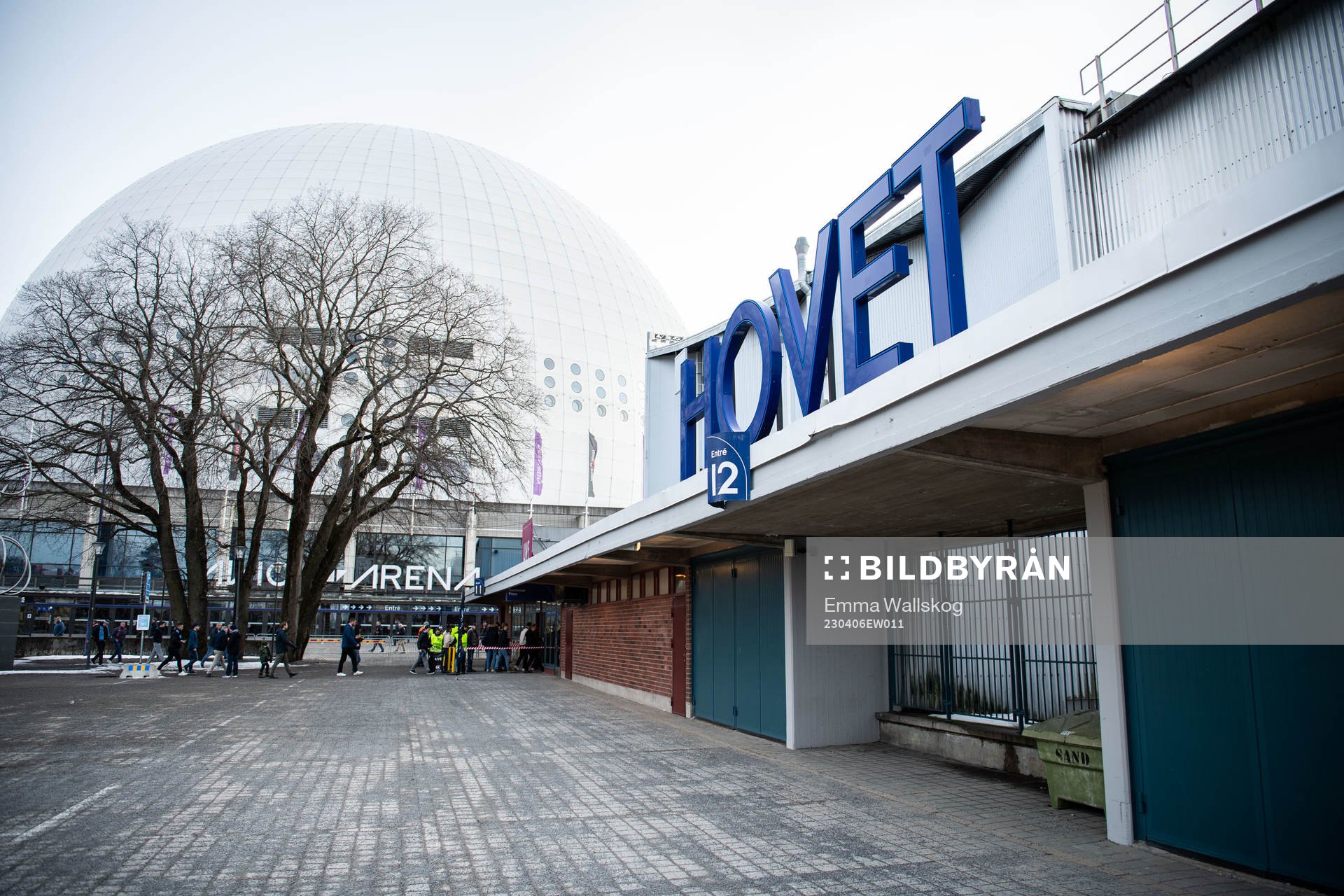 Exteriör vy över Hovet