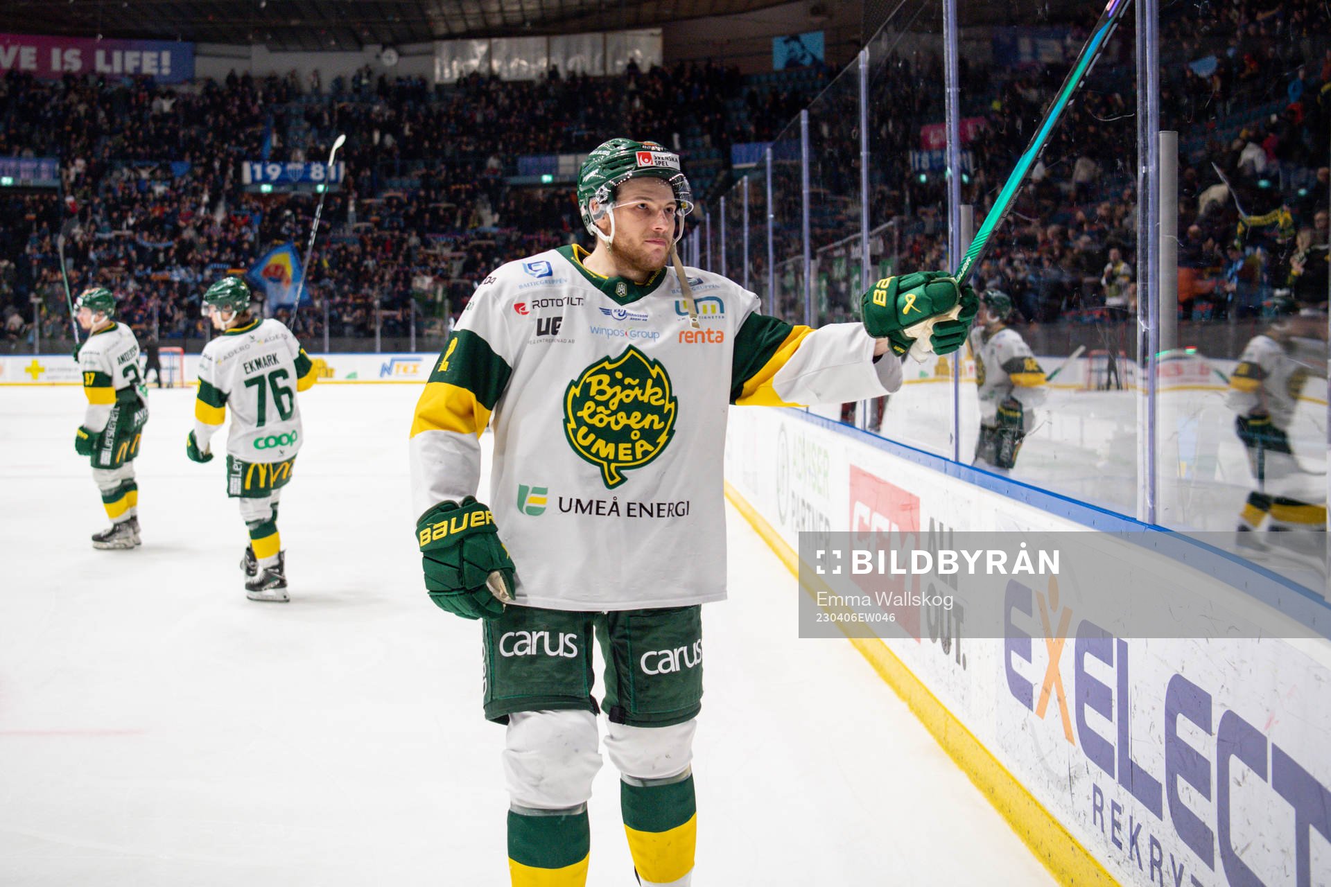 Björklövens Scott Pooley jublar