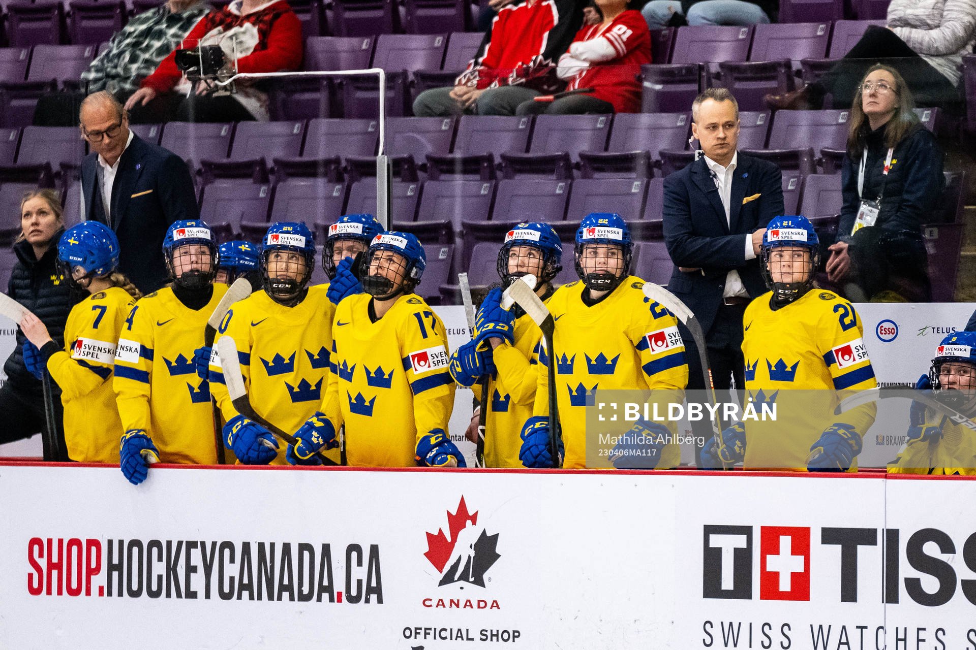 Assistant coach Andreas Spångberg and assistant coach