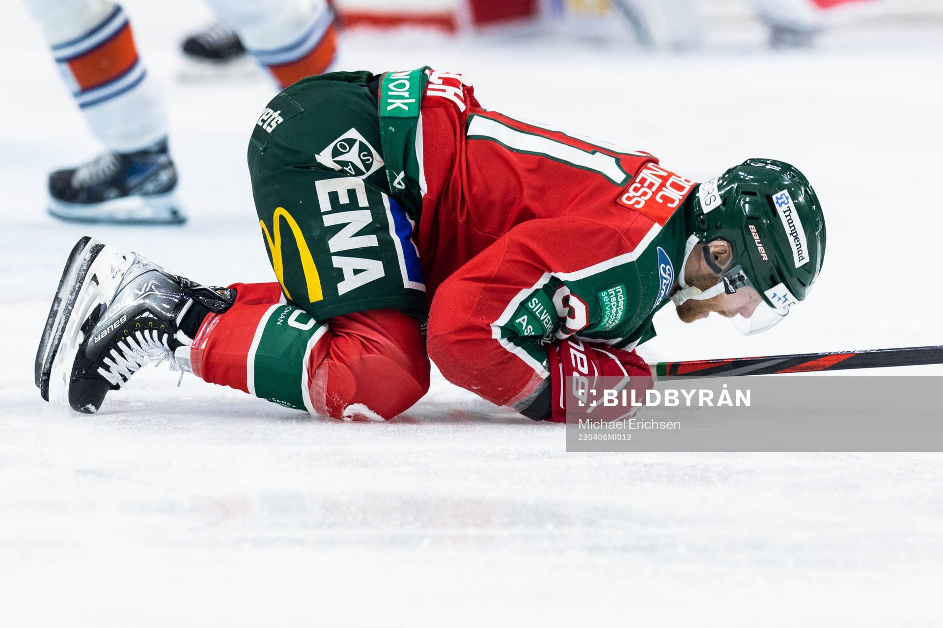 Frölundas Ryan Lasch har ont