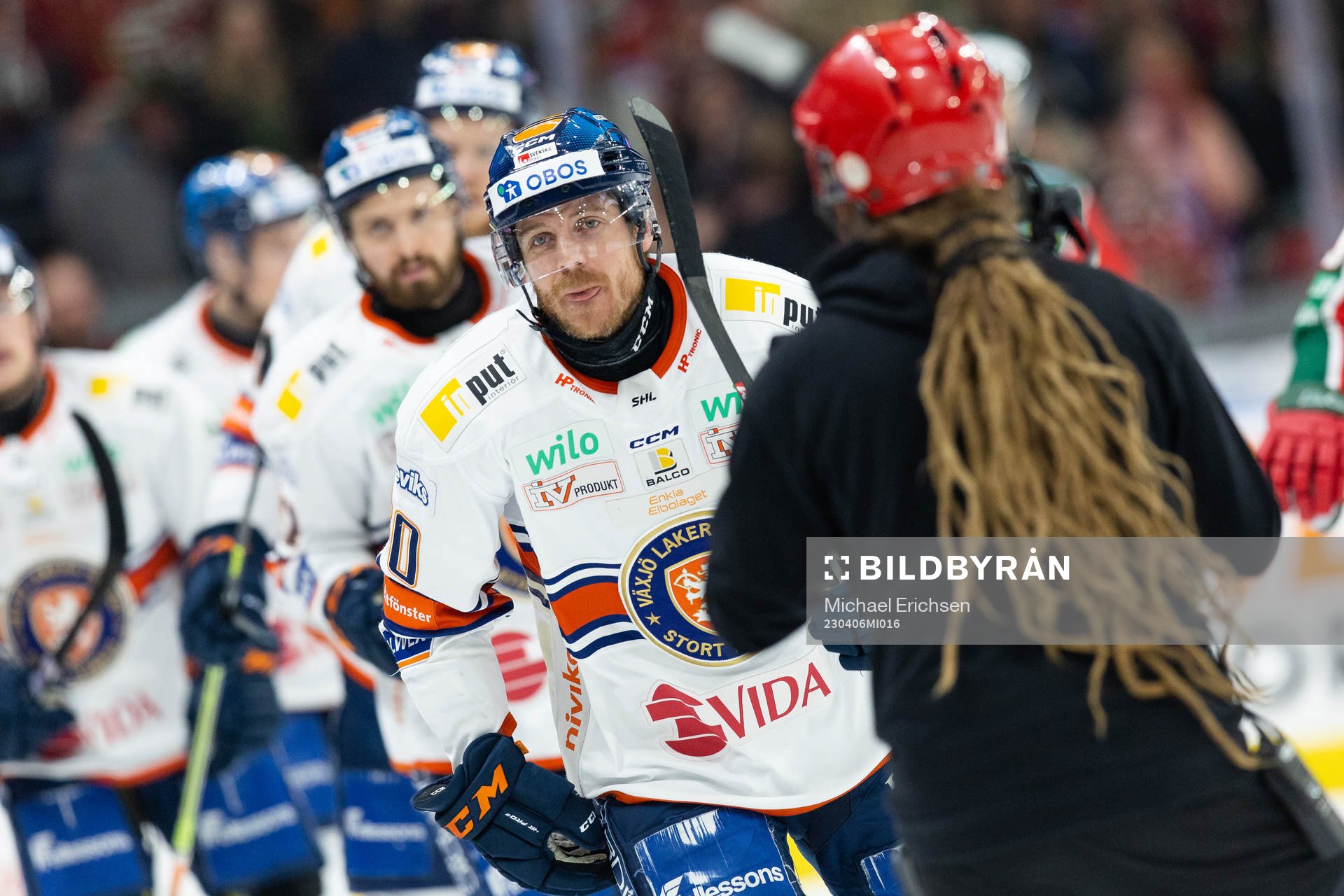 Växjös Erik Josefsson jublar