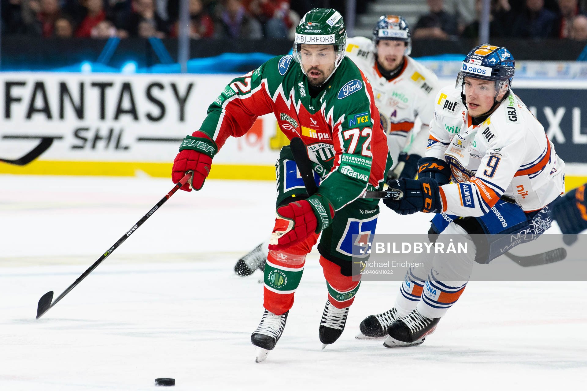Frölundas Patrik Carlsson och Växjös Victor Stjernborg