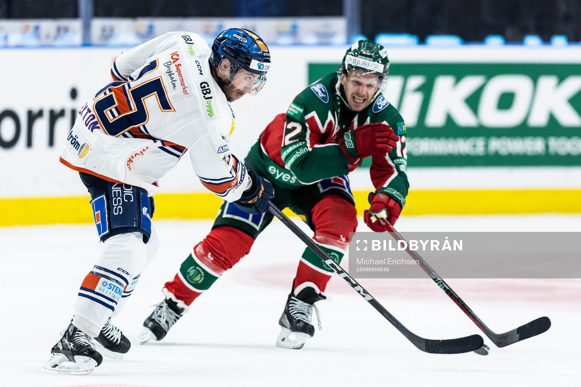 Växjös Dan Sexton och Frölundas Max Friberg