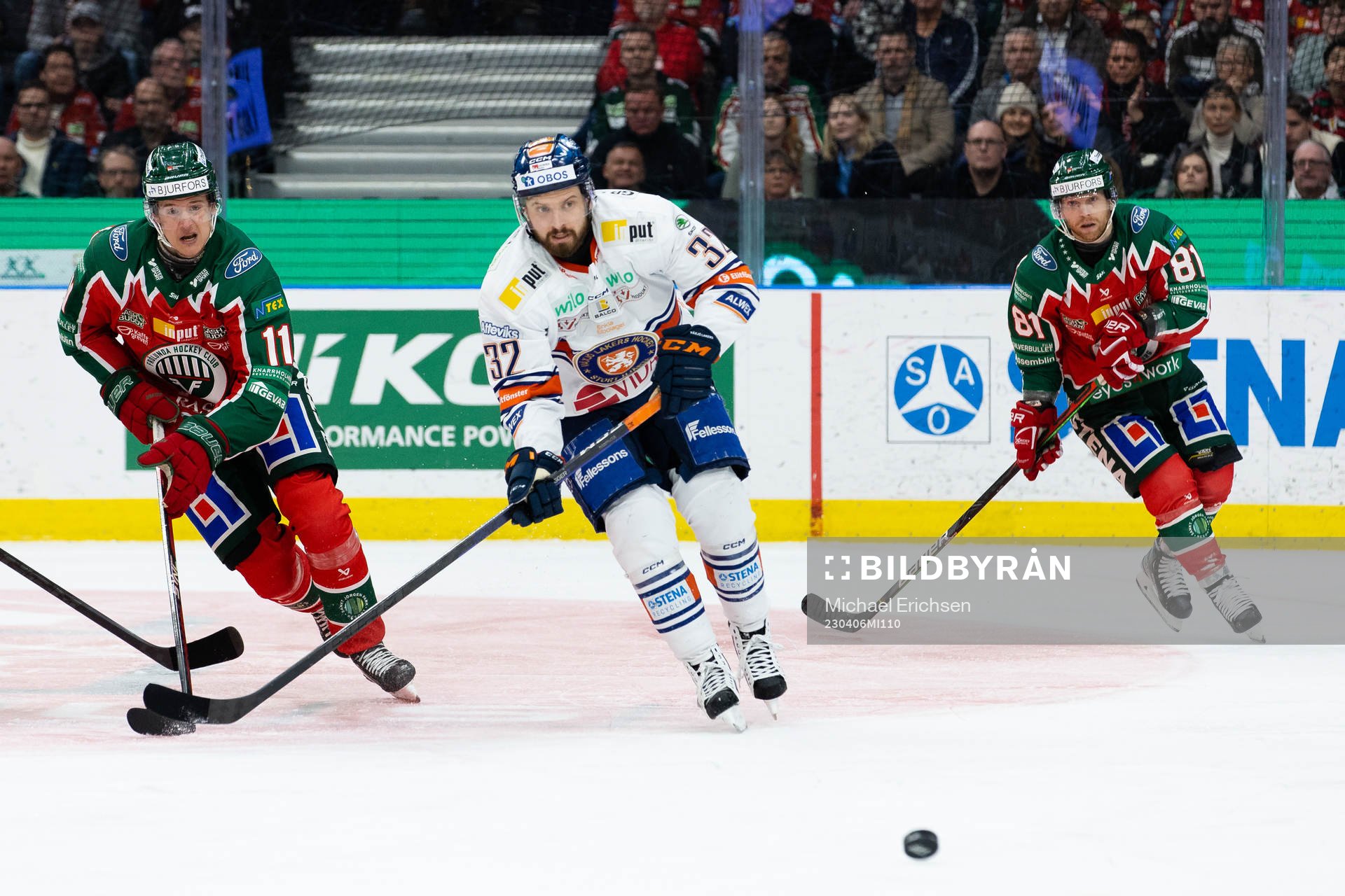 Frölundas Erik Borg och Växjös Lukas Bengtsson