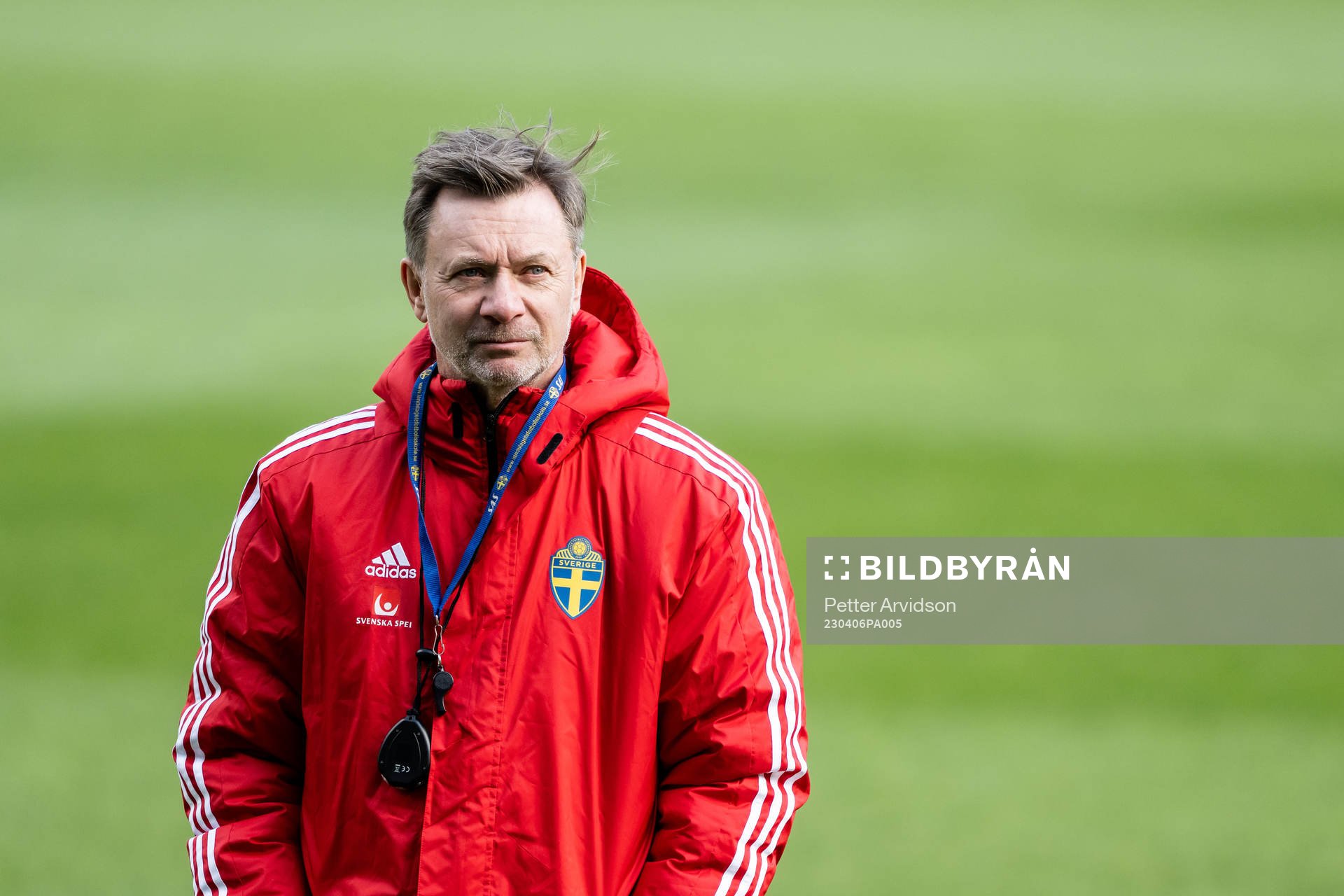 Head coach Peter Gerhardsson