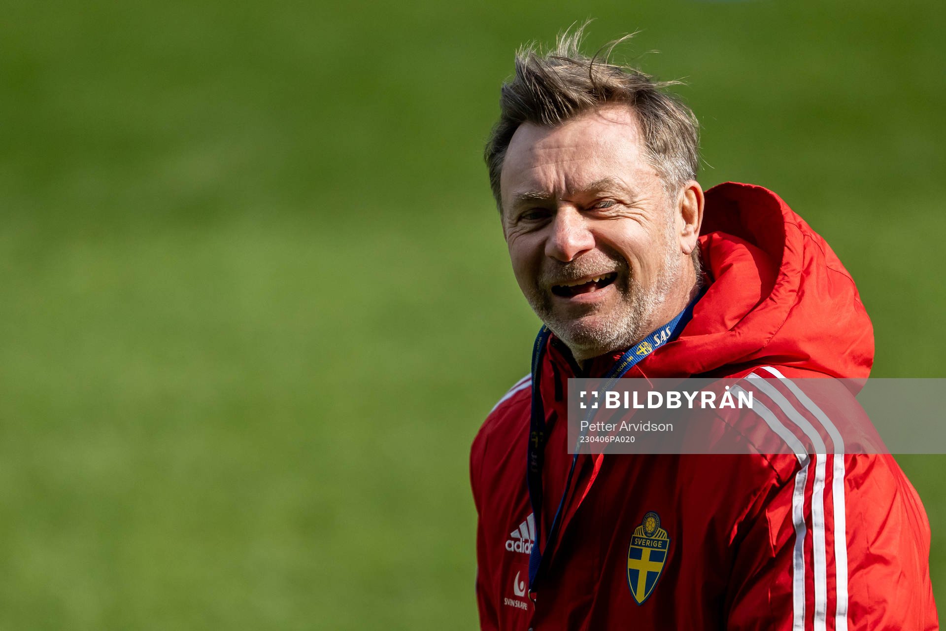 Head coach Peter Gerhardsson