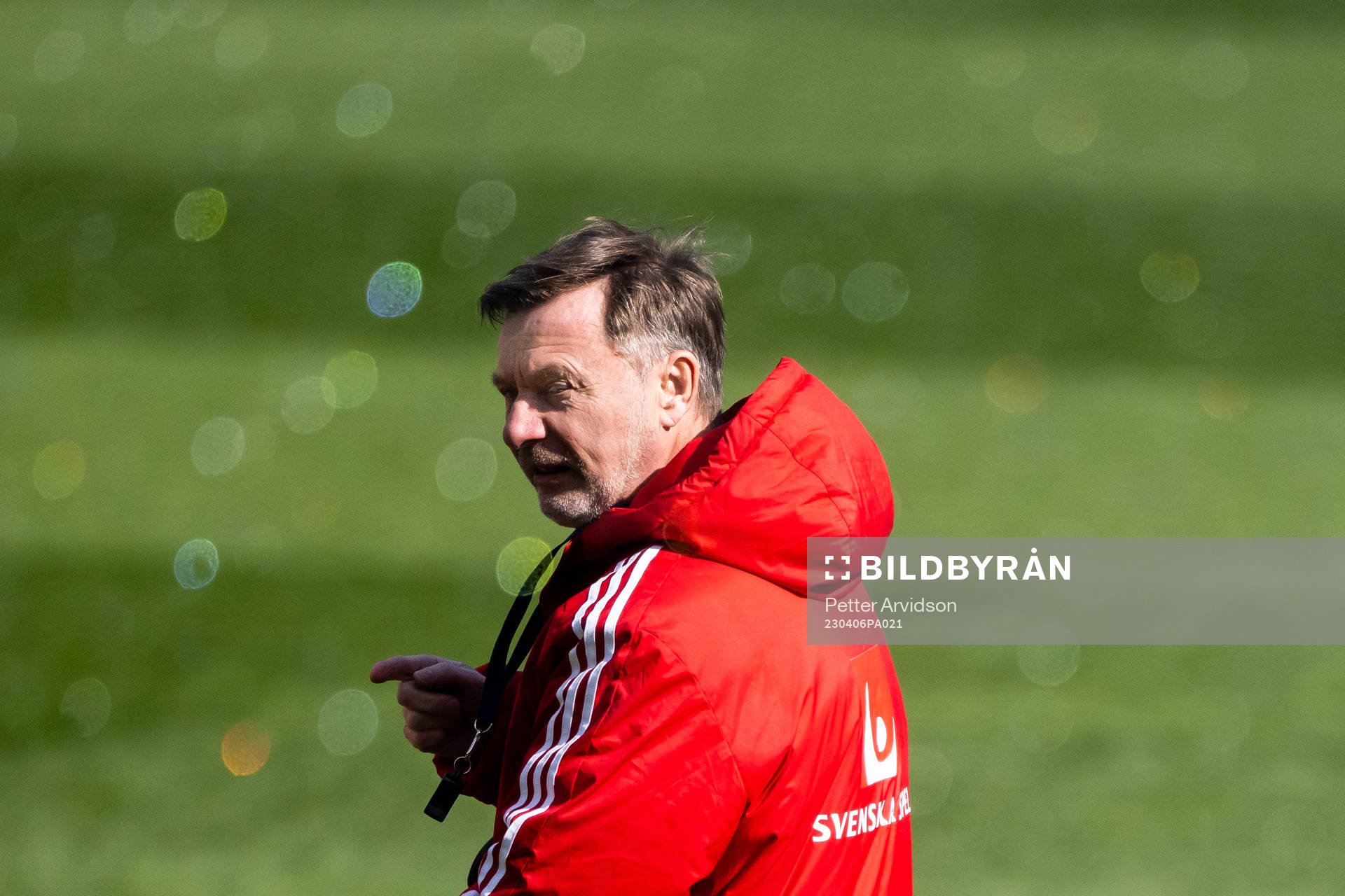 Head coach Peter Gerhardsson