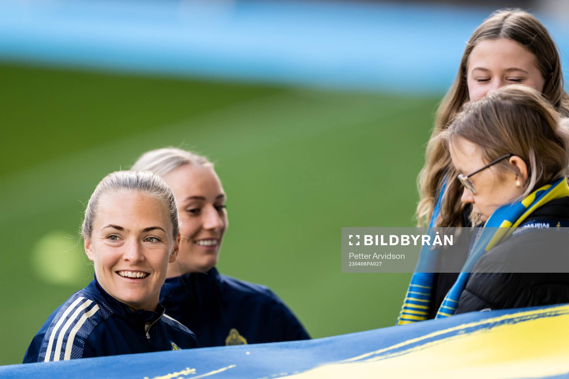 Magdalena Eriksson and Stina Blackstenius