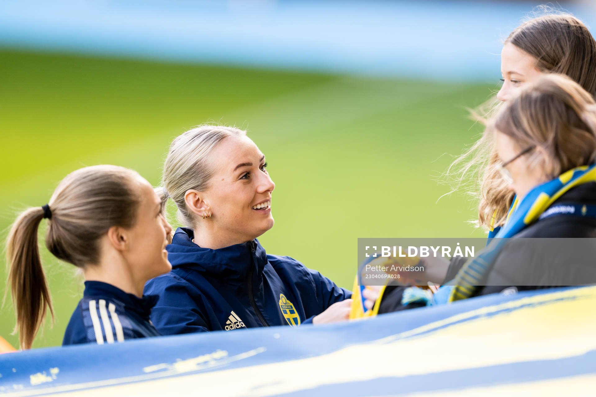 Magdalena Eriksson and Stina Blackstenius