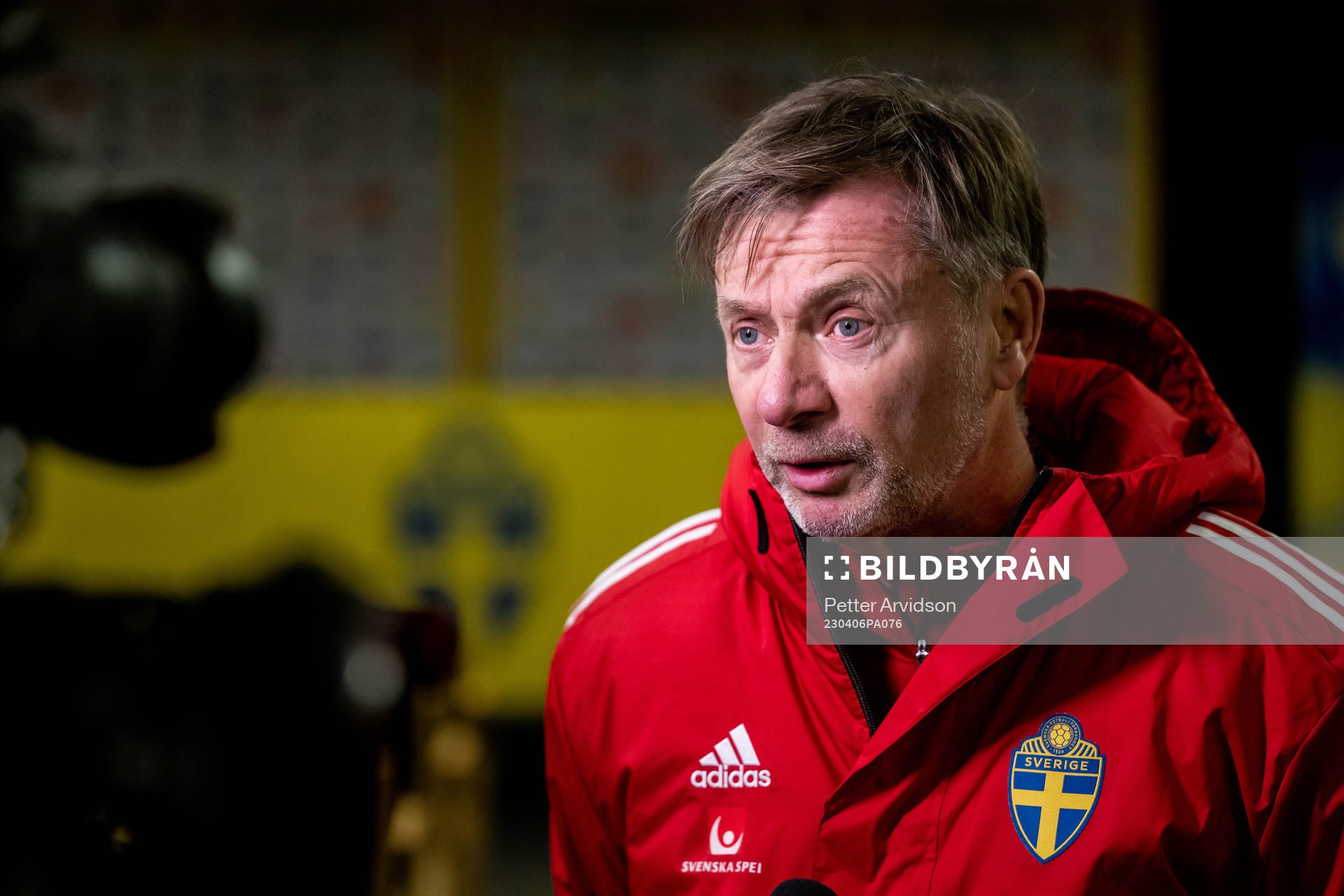 Head coach Peter Gerhardsson