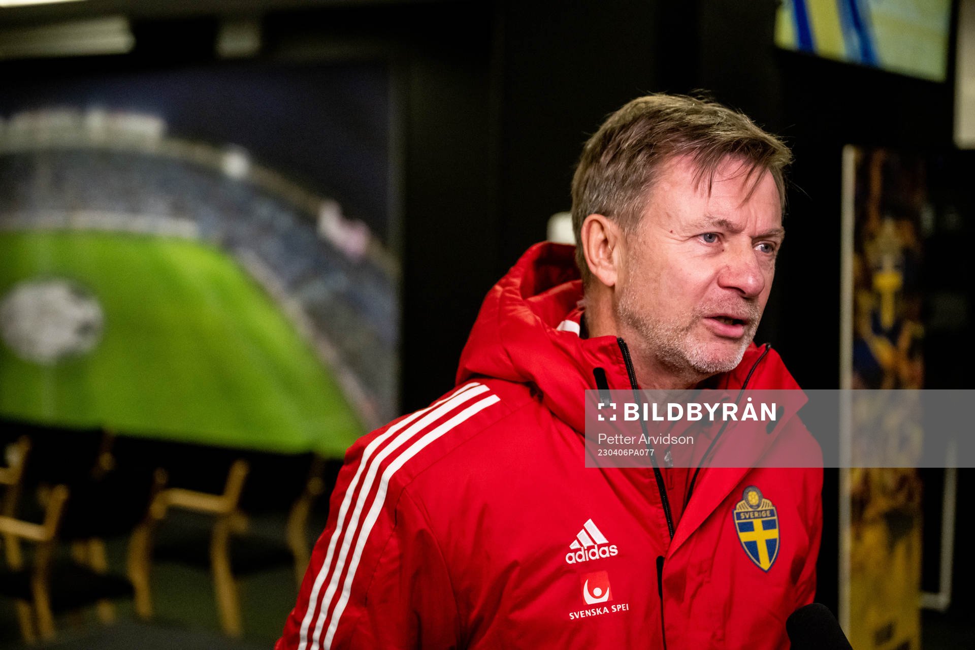 Head coach Peter Gerhardsson