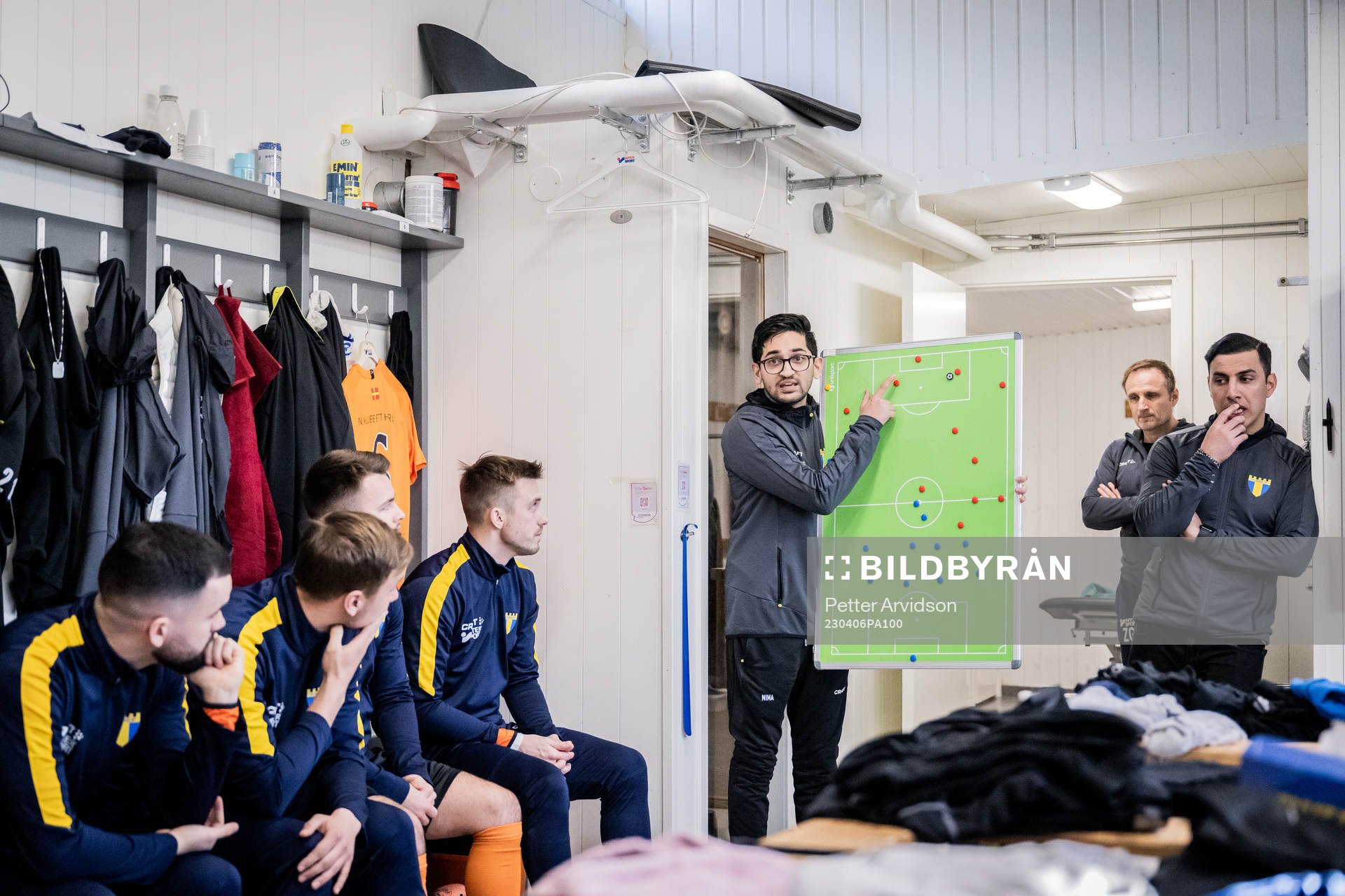 Torns IFs tränare Nima Mahoutchian och Ali Alexander Jasim