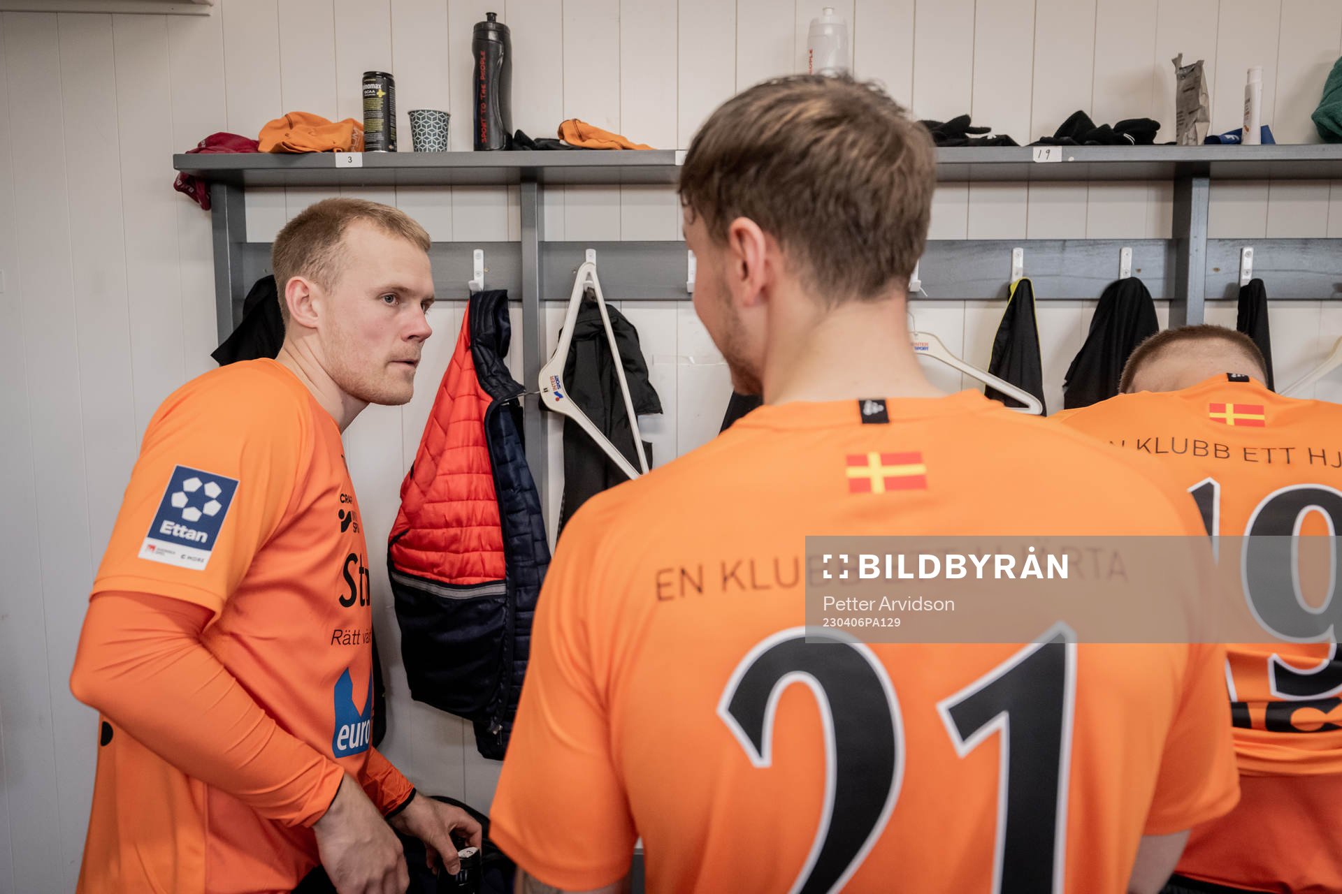 Torns IFs Adam Olofsson i omklädningsrummet