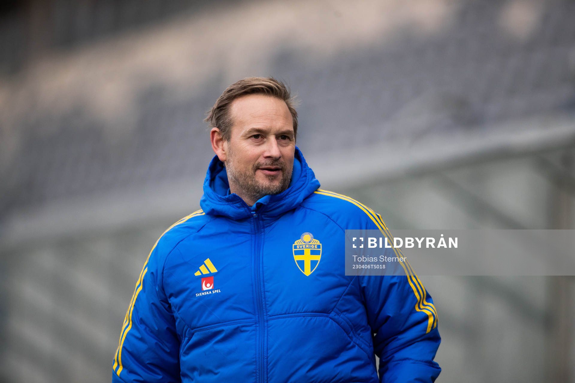 Head coach Martin Qvarmans Möller of Sweden