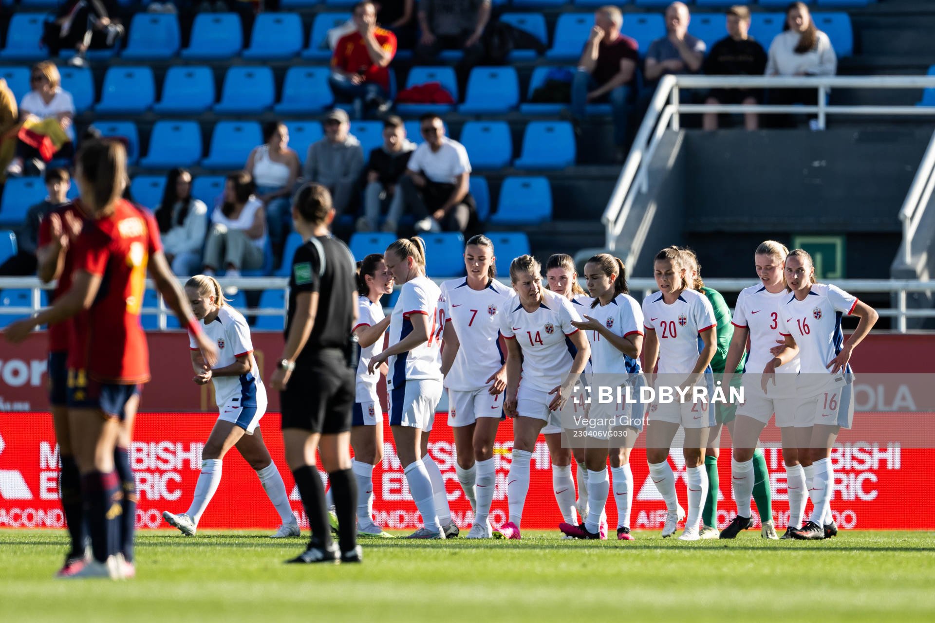 Ada Hegerberg of Norway looks dejected
