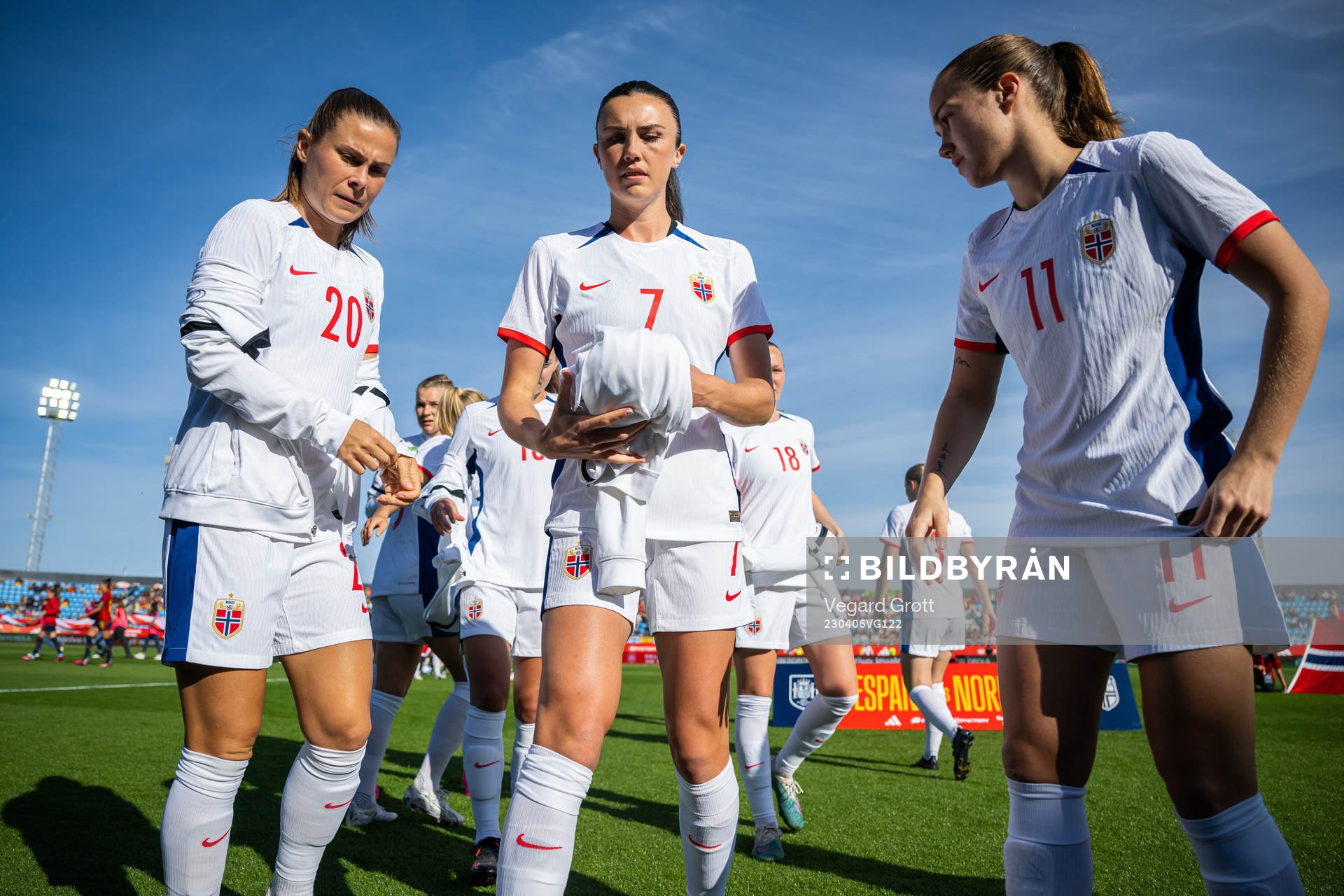 Emilie Bosshard Haavi, Ingrid Syrstad Engen and Guro Reiten
