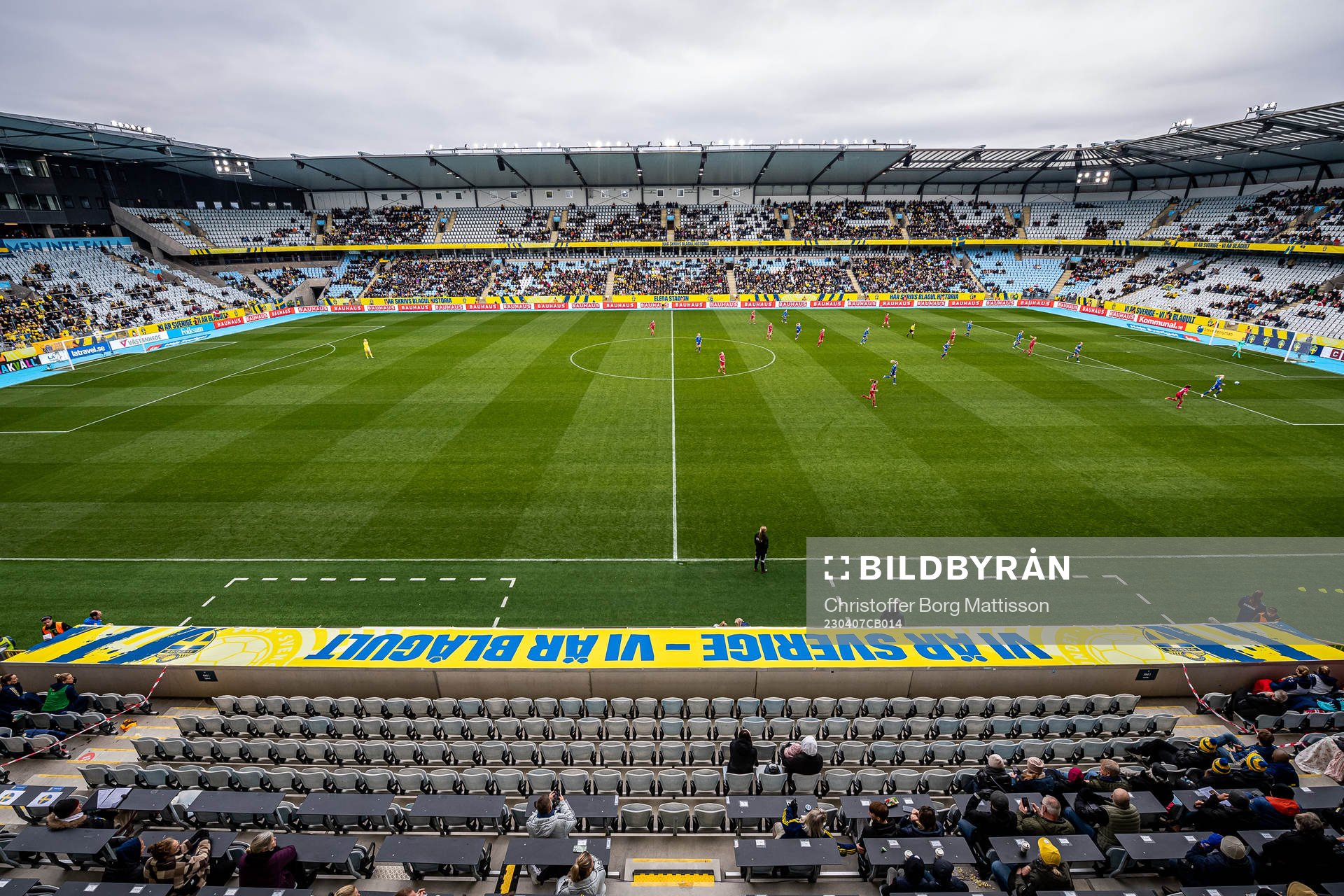 Interior view over Eleda Stadion