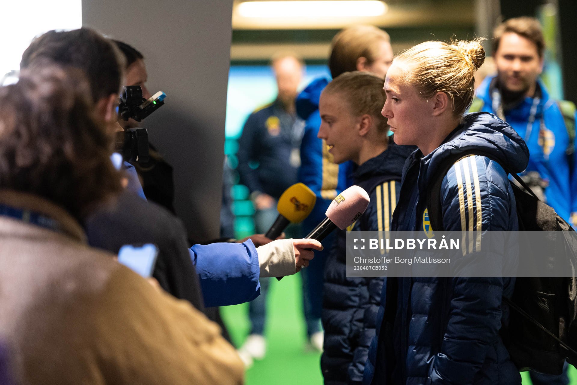 Magdalena Eriksson of Sweden looks dejected