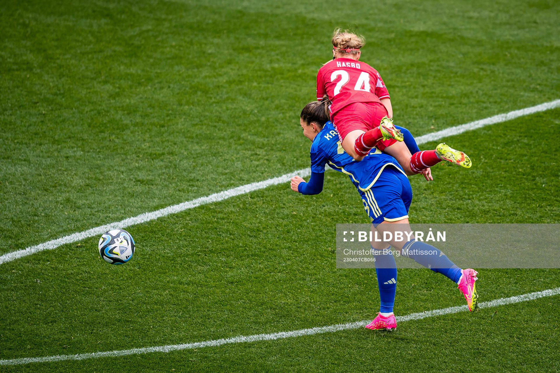 Johanna Rytting Kaneryd of Sweden and Josefine Hasbo of