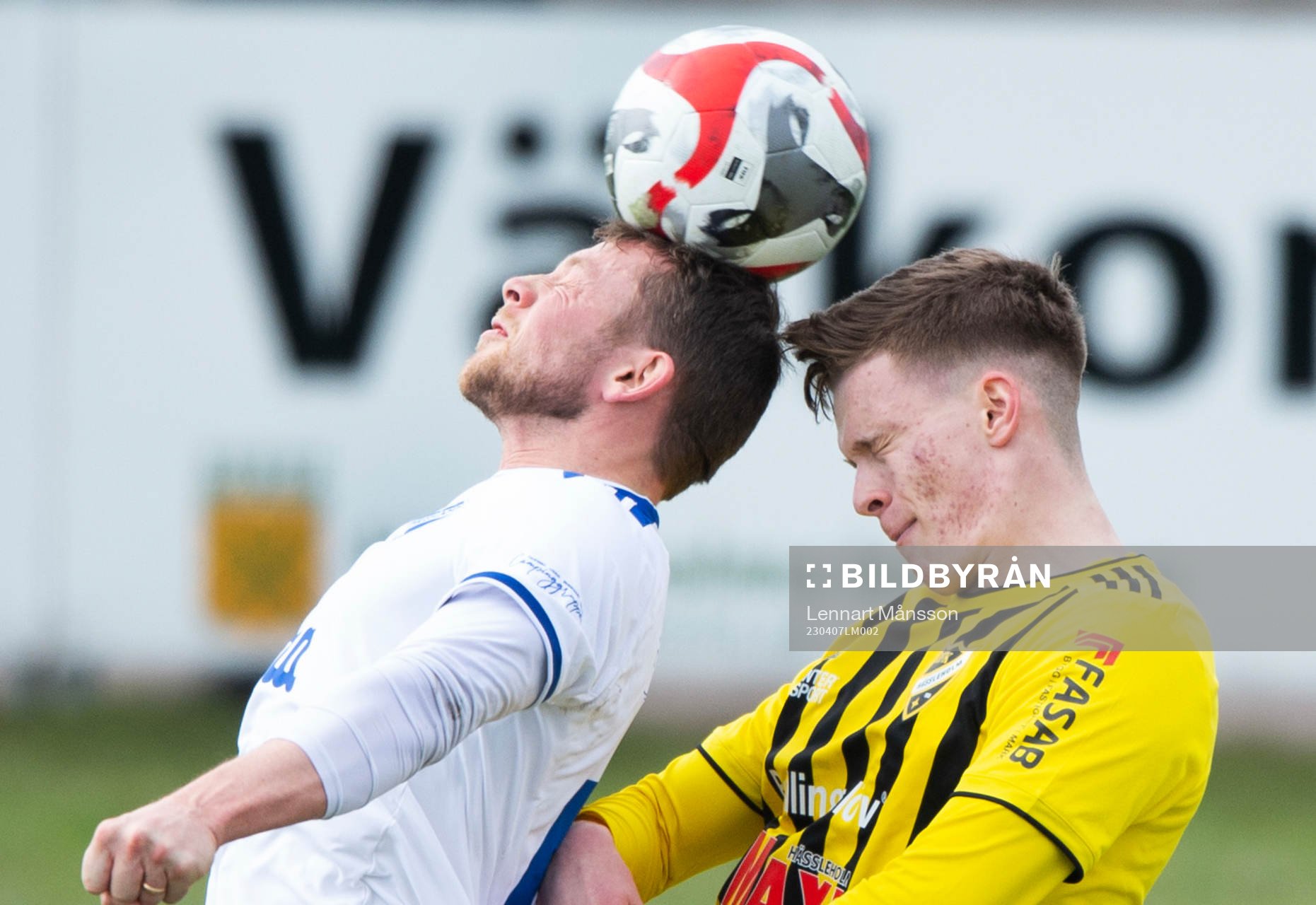 IFK Hässleholms Axel Henriksson i matchen i div. 2 mellan