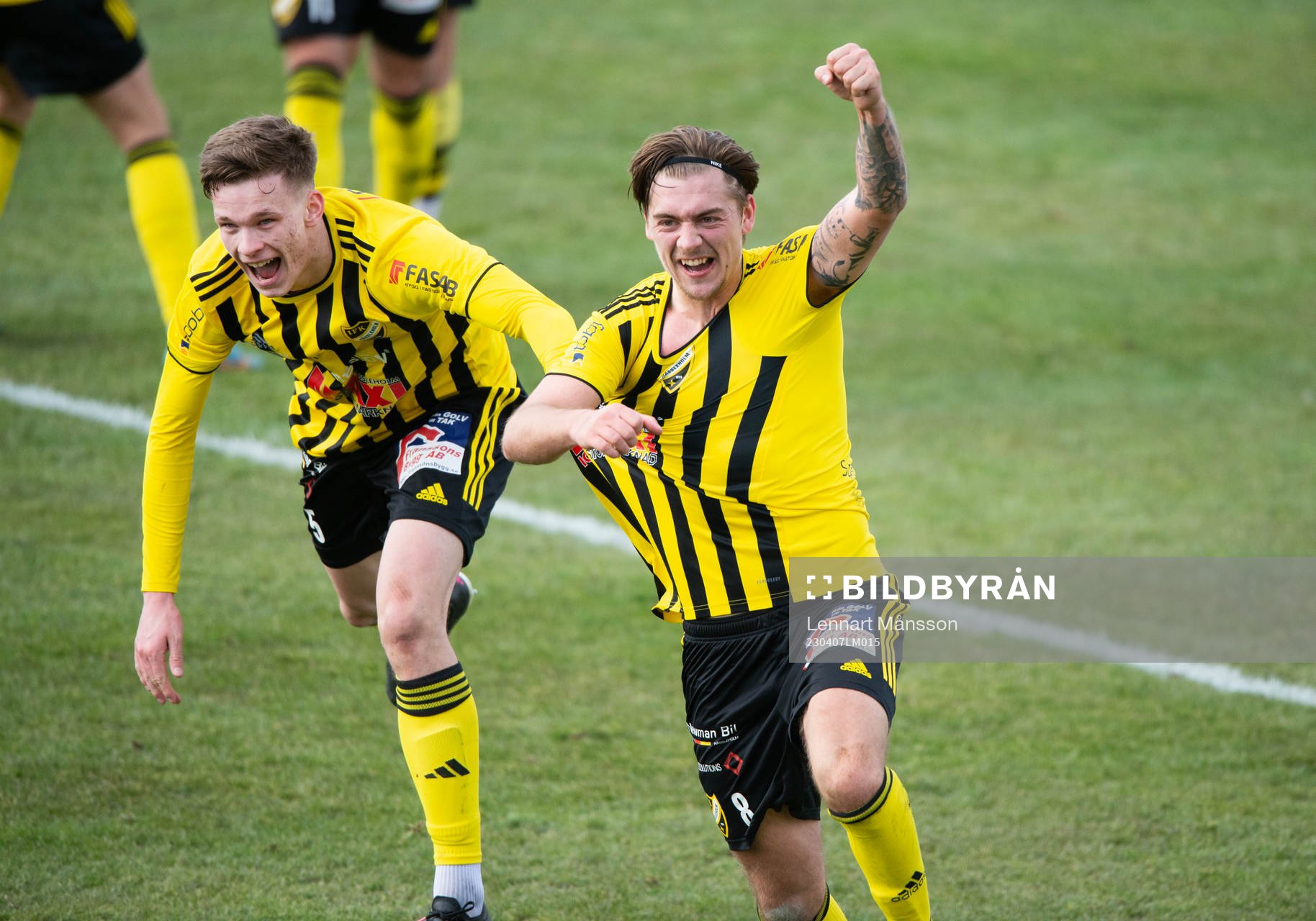 IFK Hässleholms Axel Winberg har gjort 3-1 (och även 1-1)