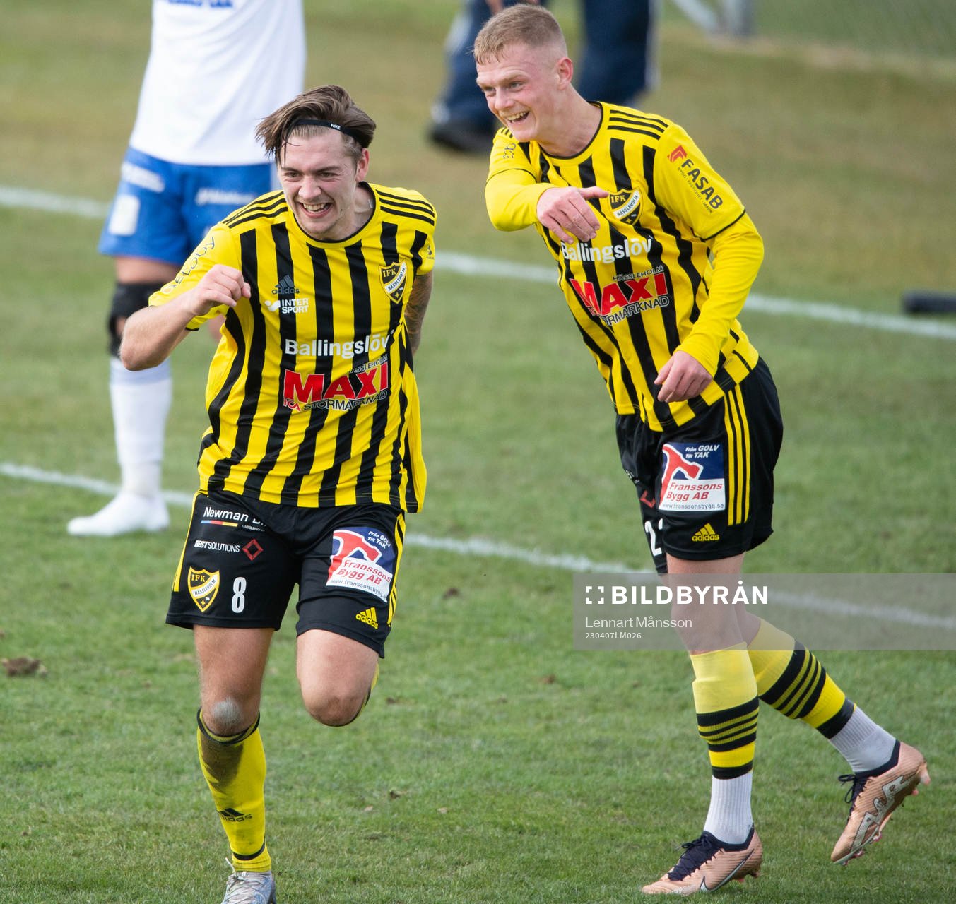 IFK Hässleholms Axel Winberg har gjort 3-1 (och även 1-1)