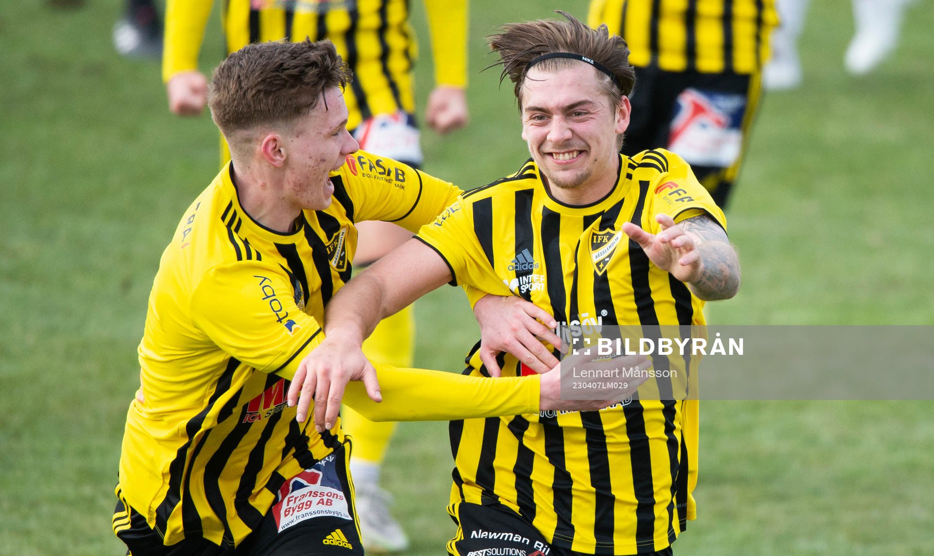 IFK Hässleholms Axel Winberg har gjort 3-1 (och även 1-1)
