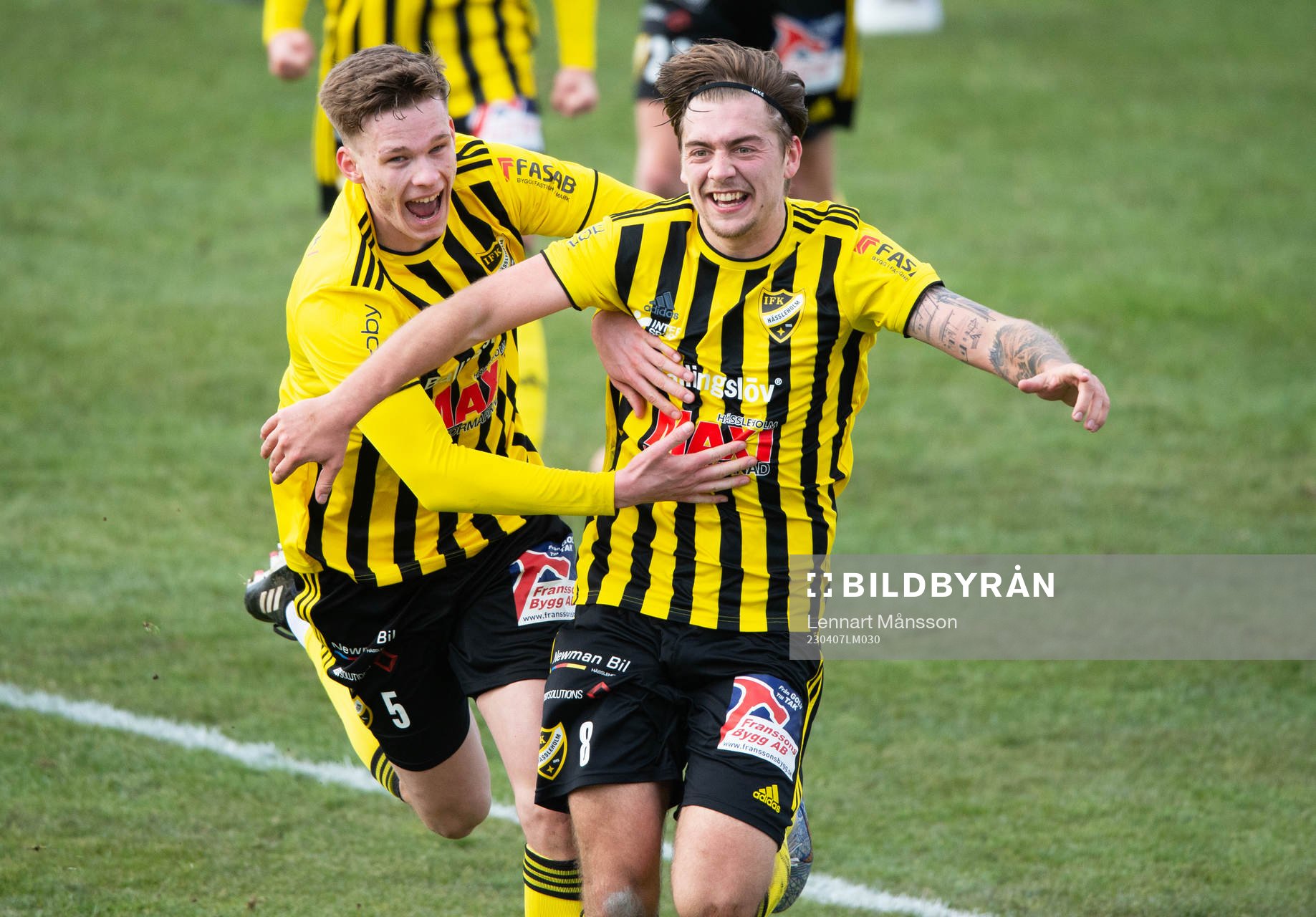 IFK Hässleholms Axel Winberg har gjort 3-1 (och även 1-1)