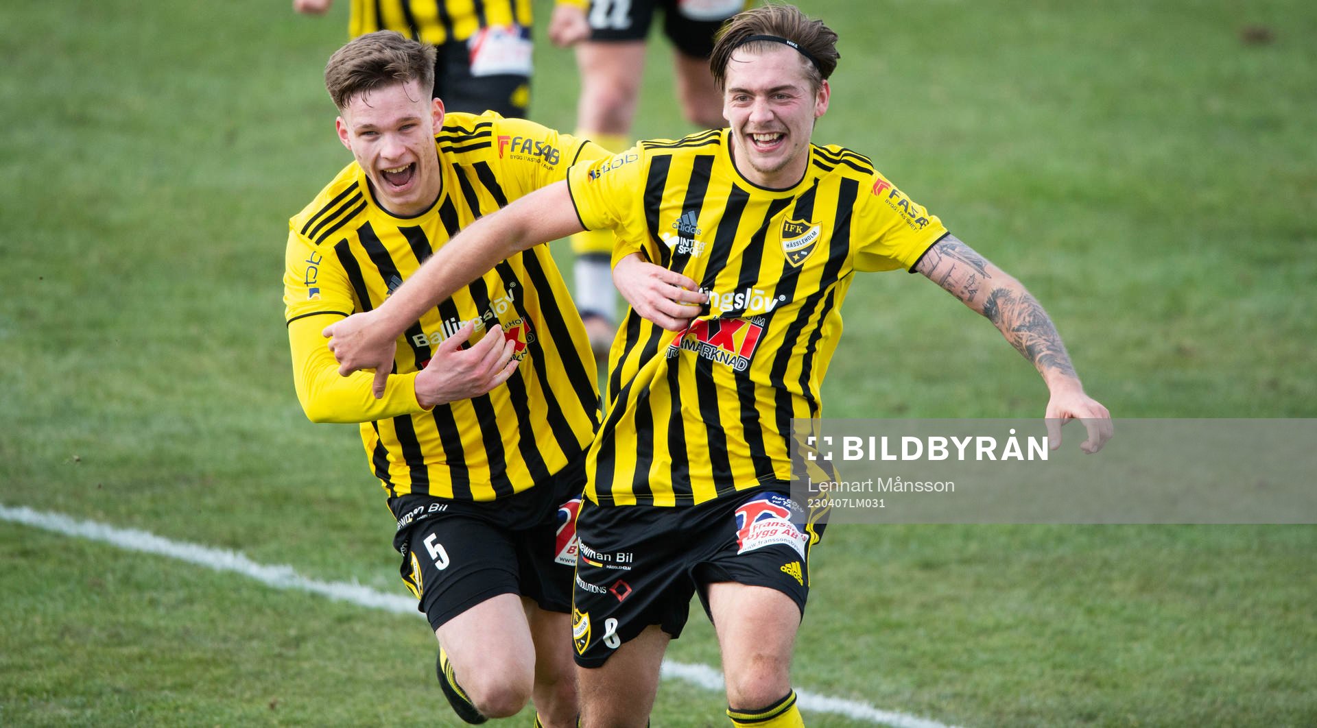 IFK Hässleholms Axel Winberg har gjort 3-1 (och även 1-1)