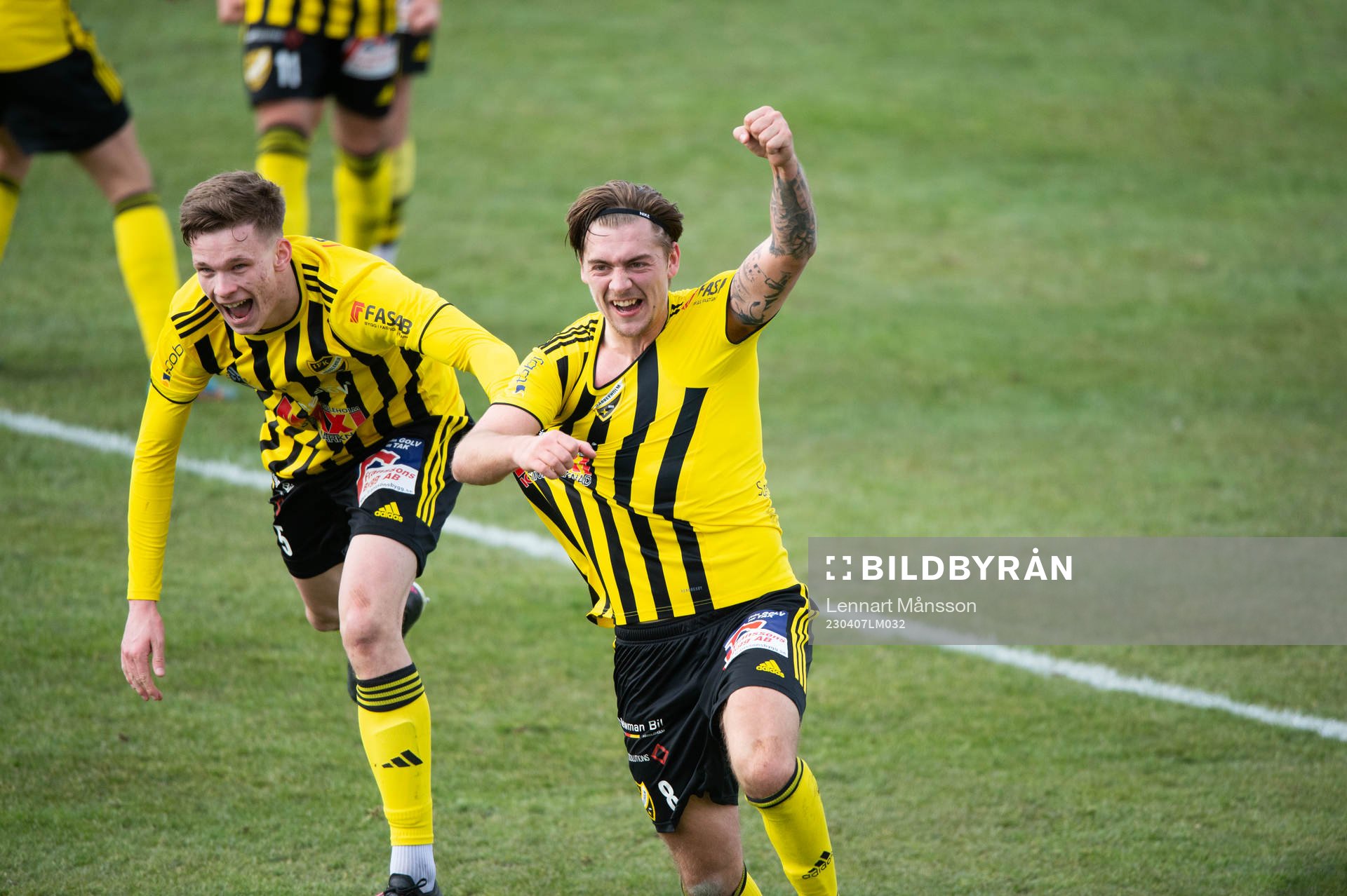 IFK Hässleholms Axel Winberg har gjort 3-1 (och även 1-1)