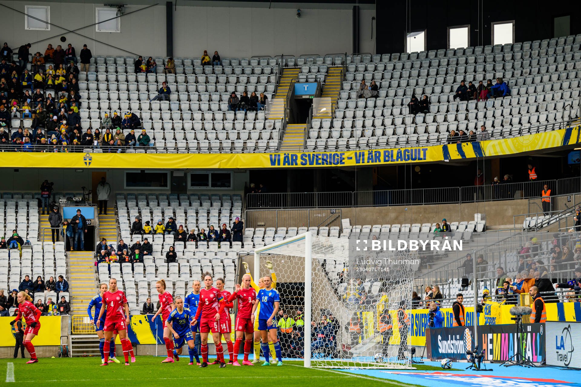 General view of Eleda Stadion