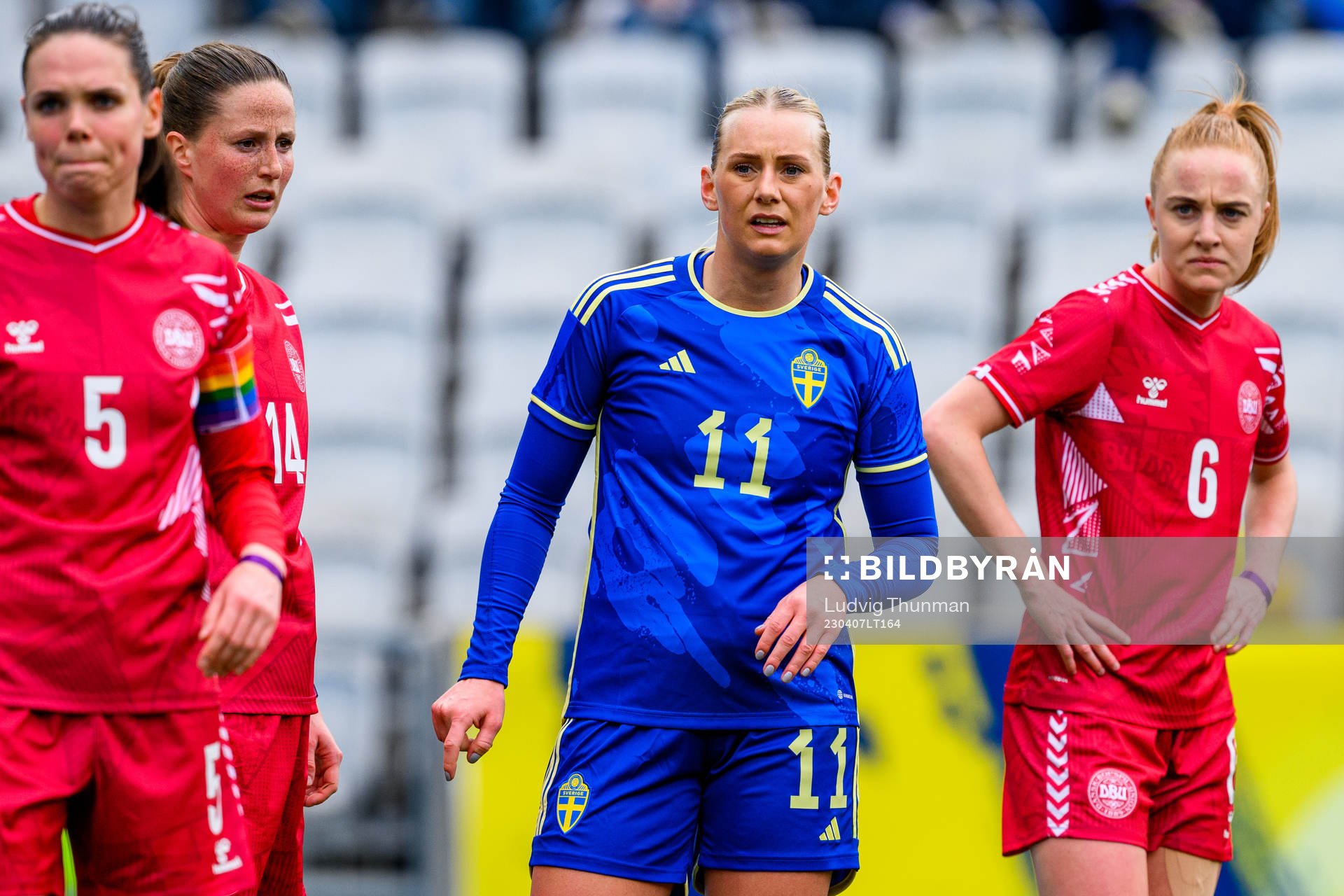 Stina Blackstenius of Sweden