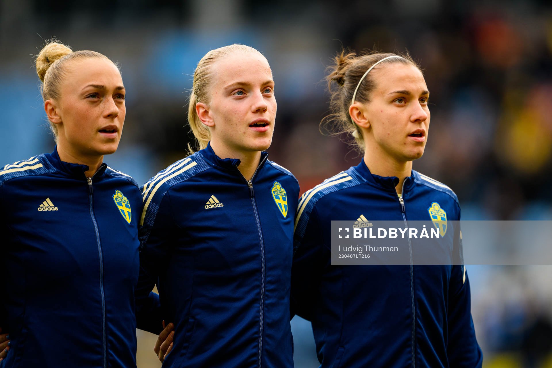 Hanna Bennison, Anna Sandberg and Julia Zigiotti Olme of