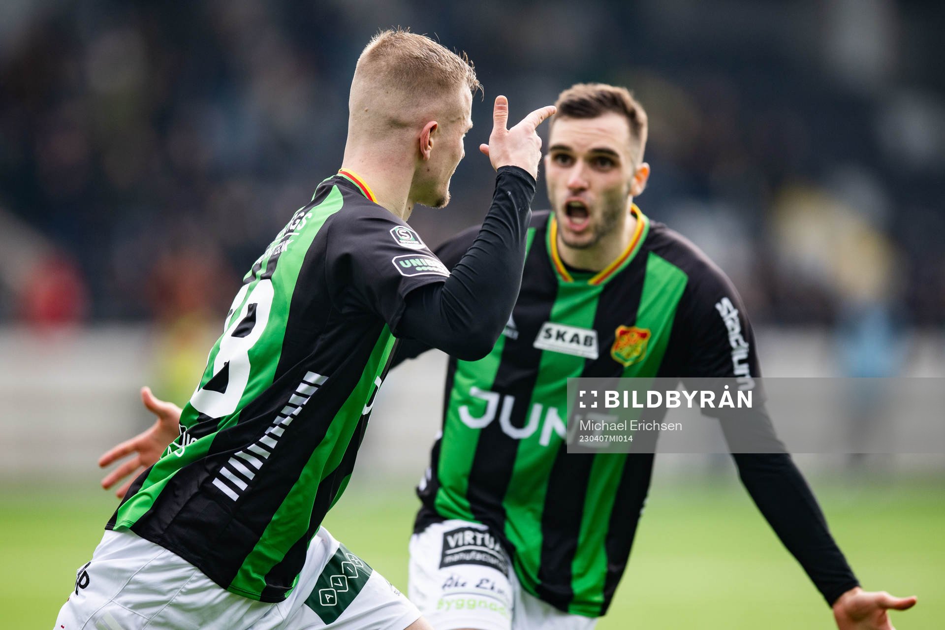 GAISs Alexander Ahl Holmström jublar