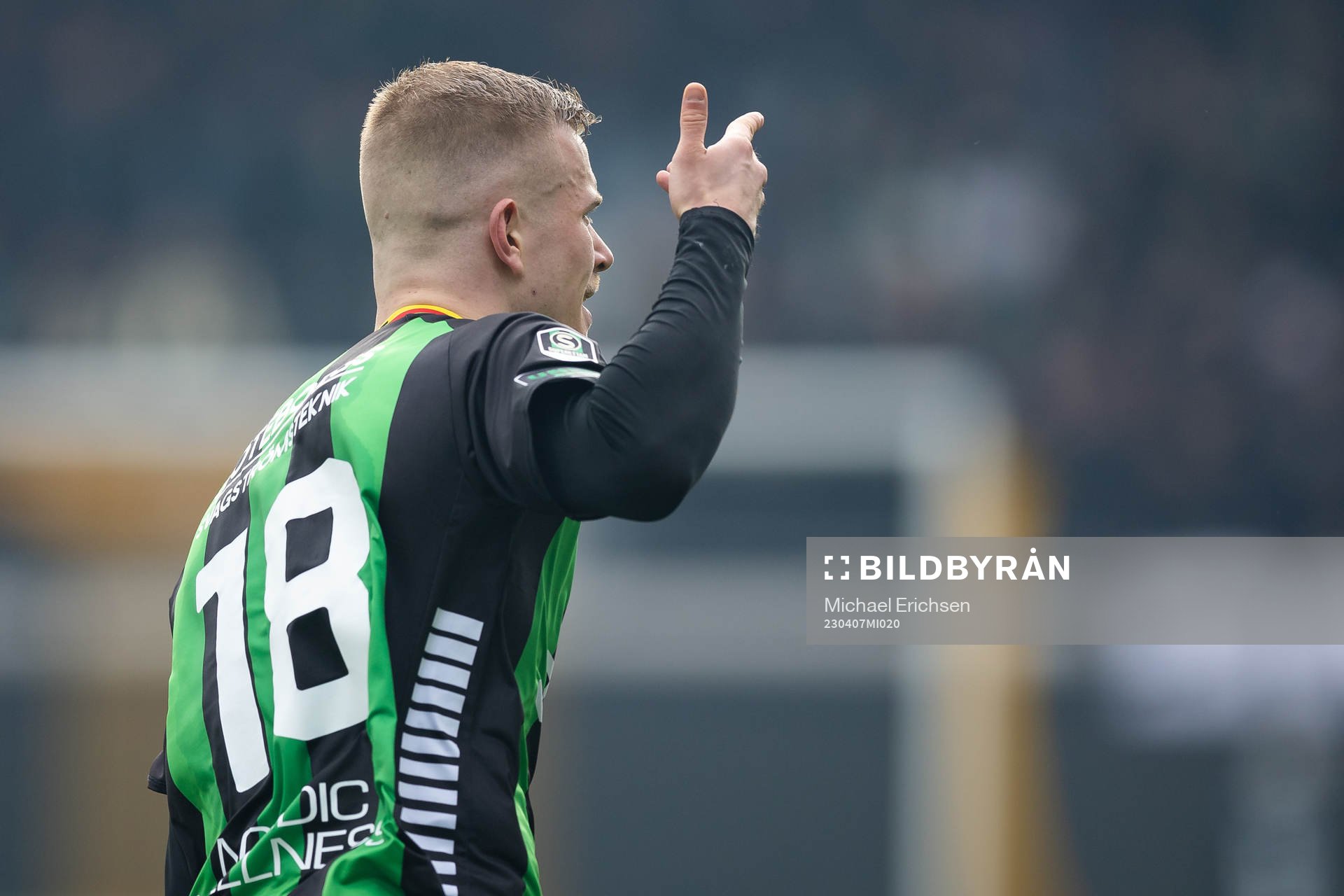 GAIS Alexander Ahl Holmström jublar