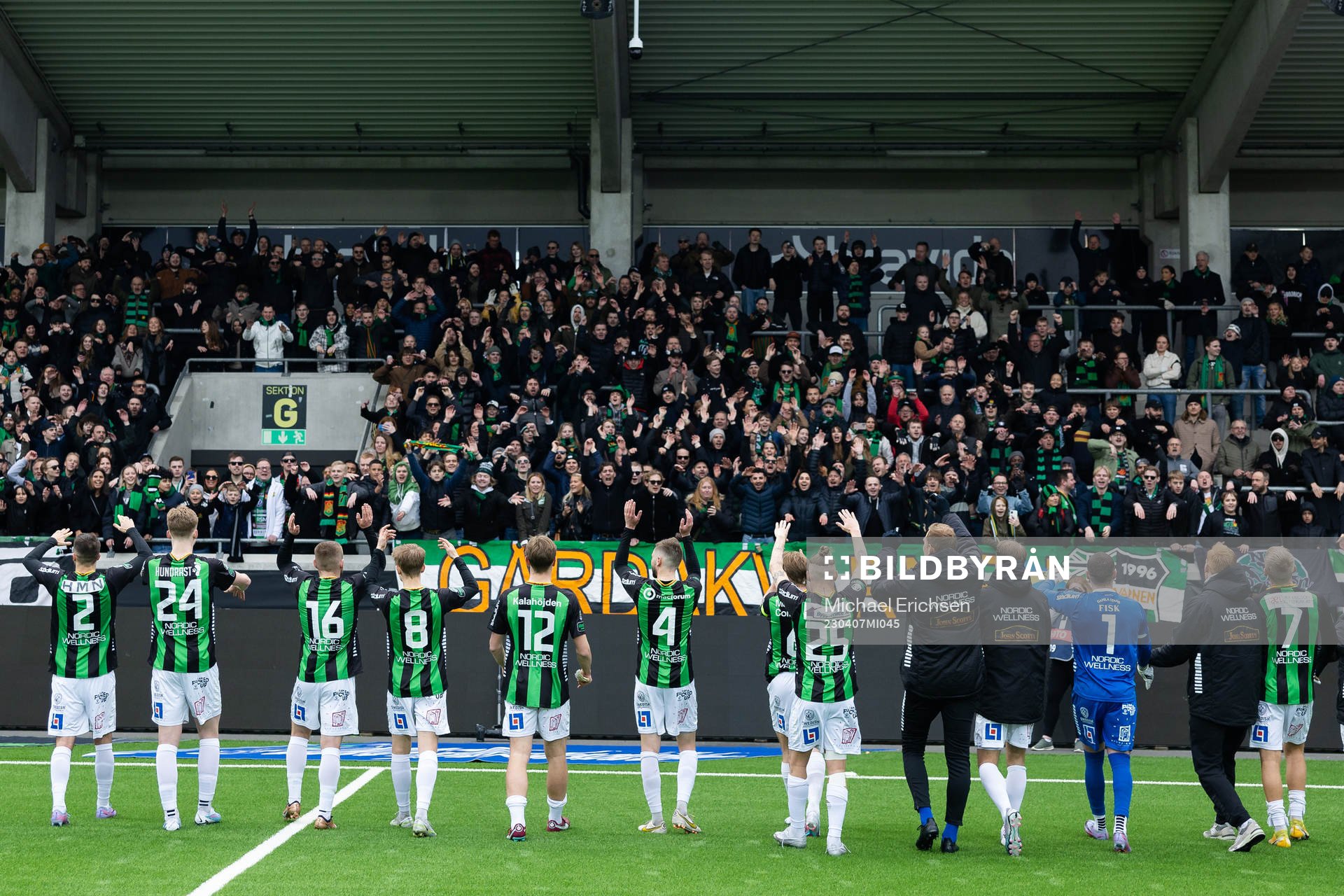 GAIS spelare tackar klacken