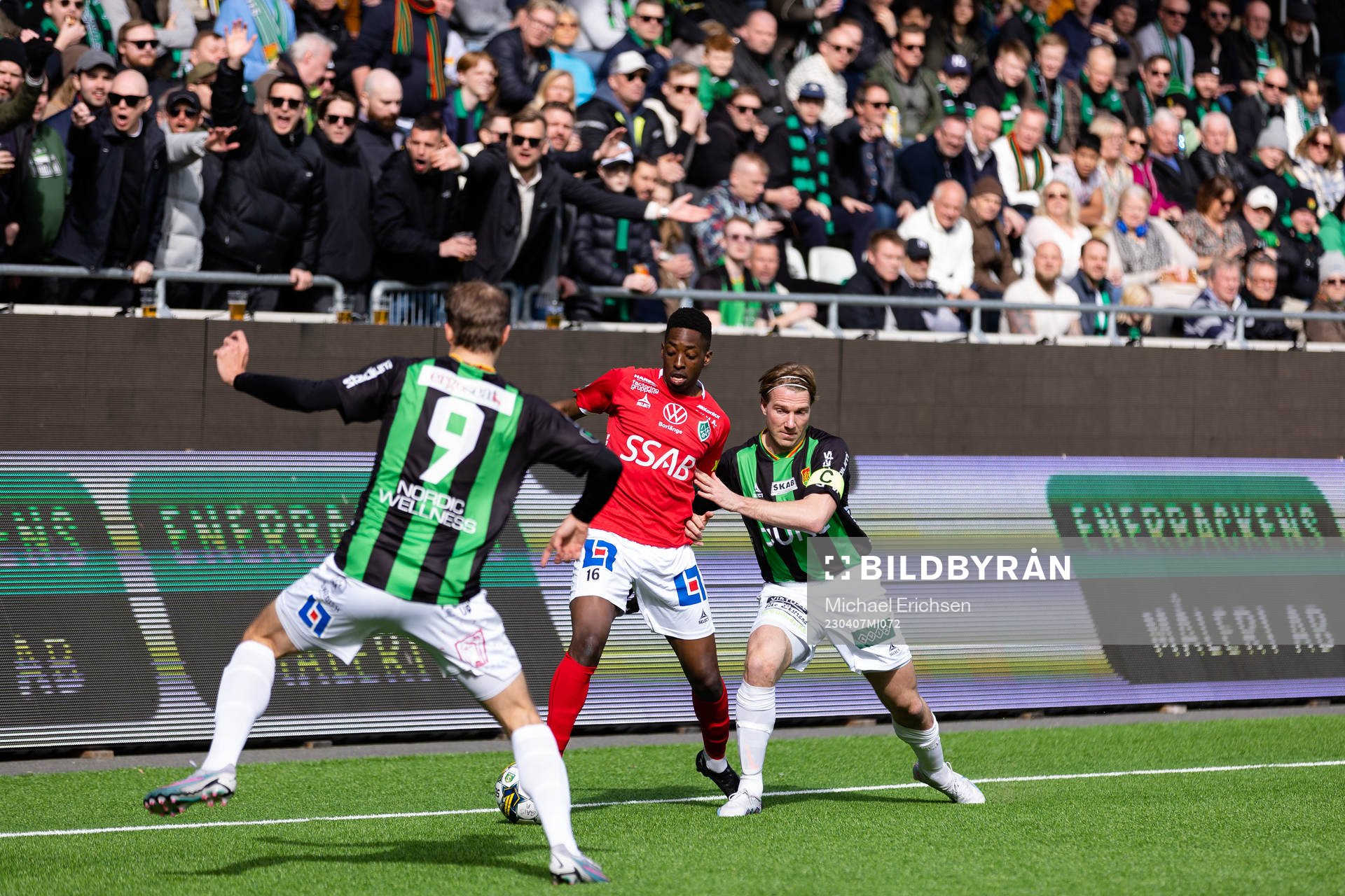 Brages Samouil Izountouemoi mot GAIS Gustav Lundgren och